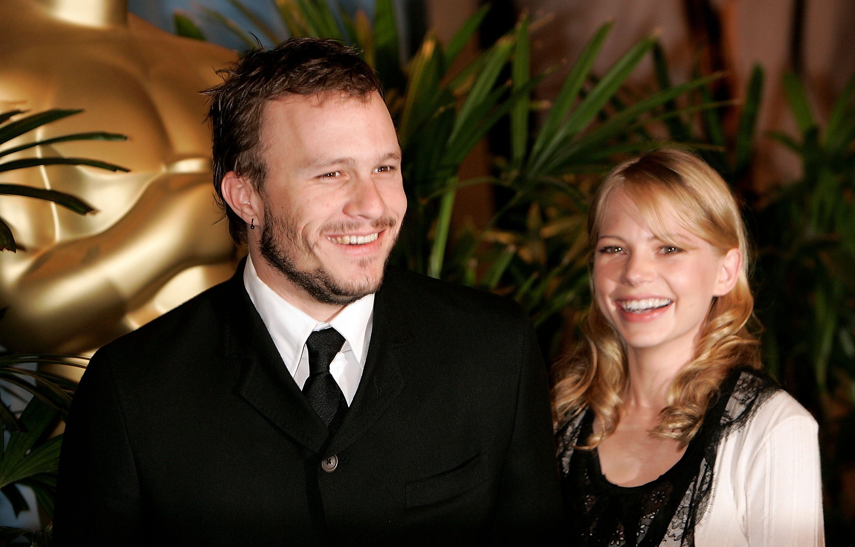 Heath Ledger and Michelle Williams at the Oscar Nominees Luncheon at the Beverly Hilton Hotel on February 13, 2006 in Los Angeles, California | Source: Getty Images