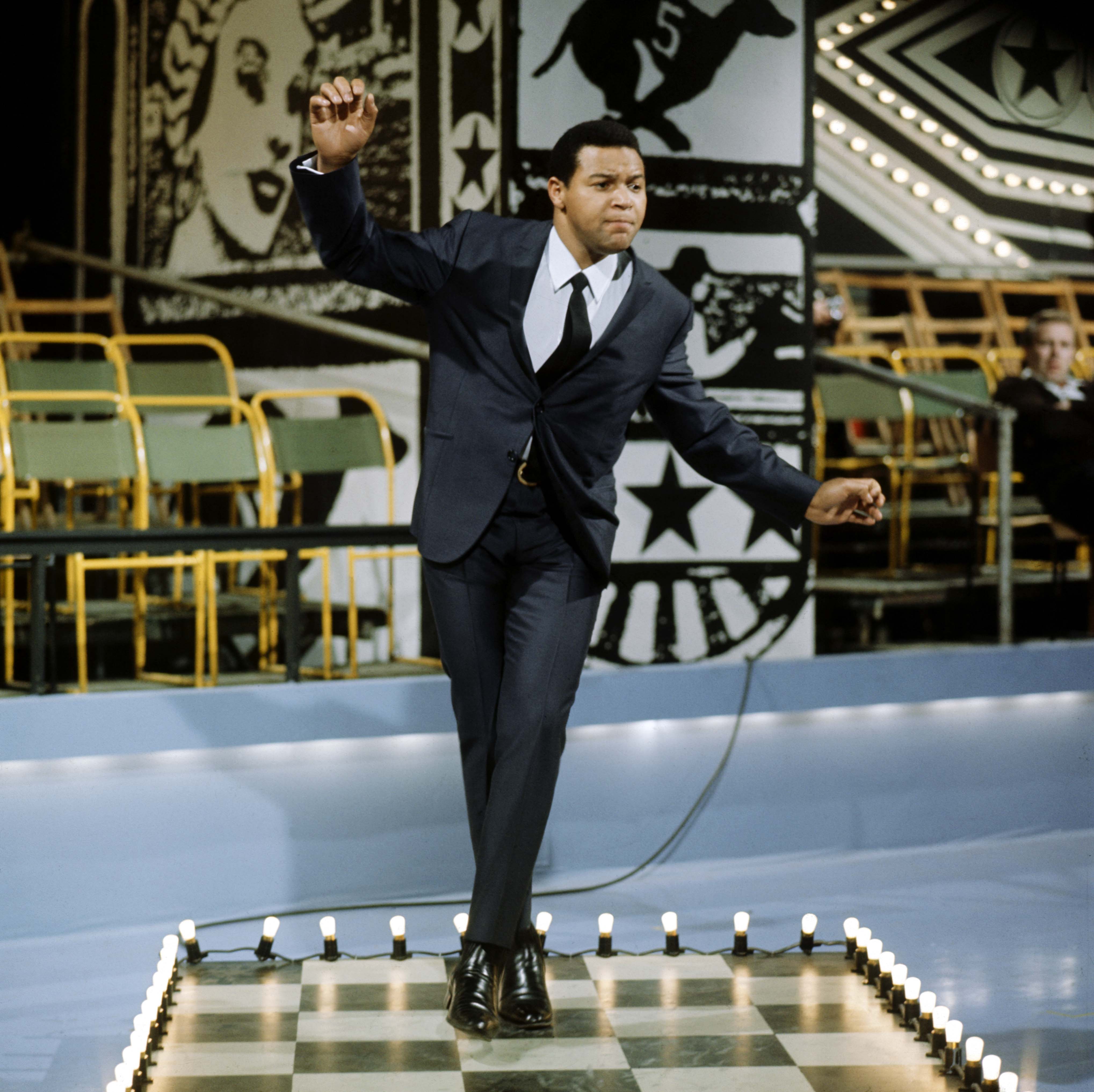 Chubby Checker performs in the United Kingdom on May 1, 1965. | Source: Getty Images