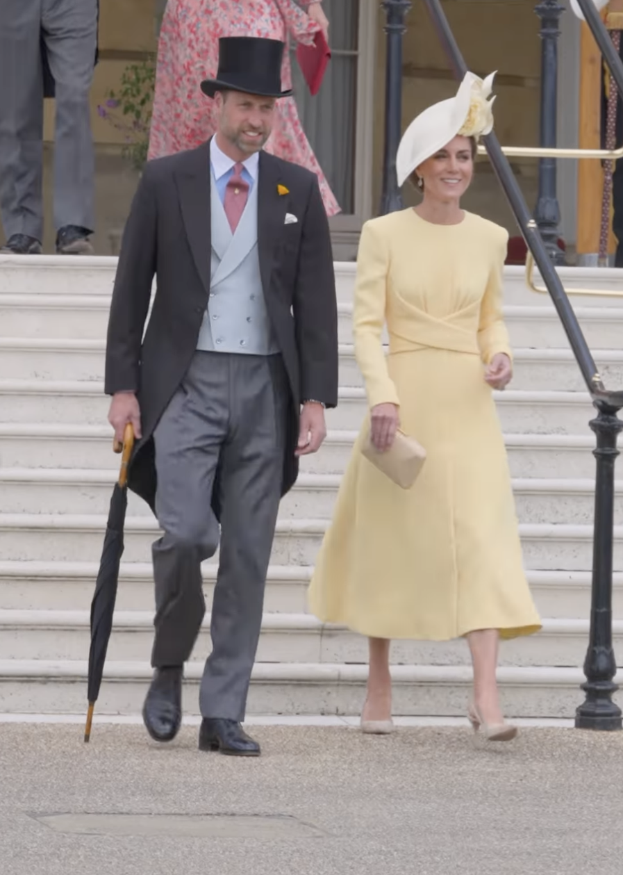 The Prince and Princess of Wales make their entrance at the Buckingham Palace garden party on May 20, 2025 | Source: Instagram/princeandprincessofwales