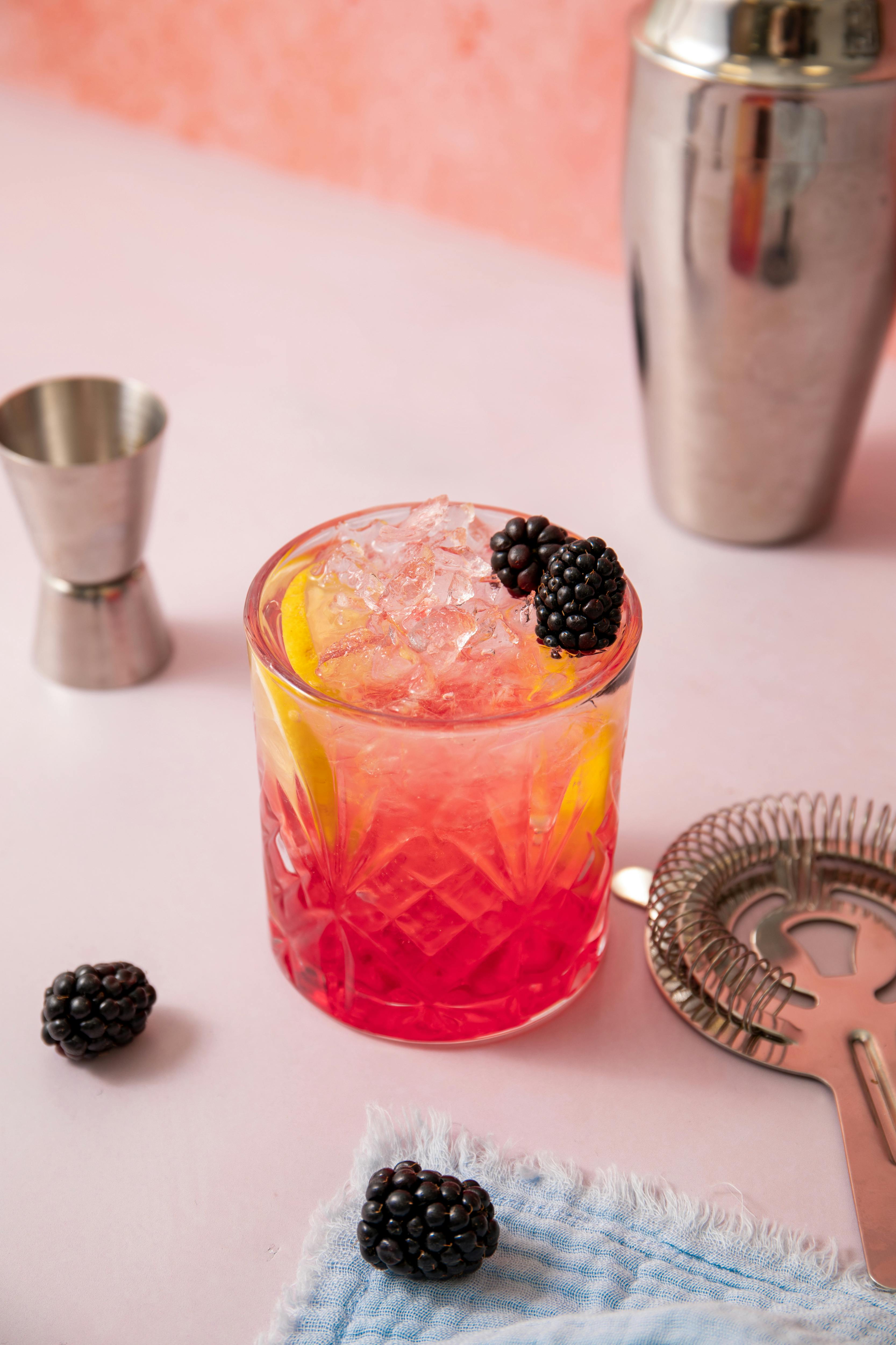 My MIL Demanded I Leave My Own Home During the Birthday Party I Organized for Her – She Didn't Know How Big a Mistake That Was 4 A blackberry cocktail on a table | Source: Pexels