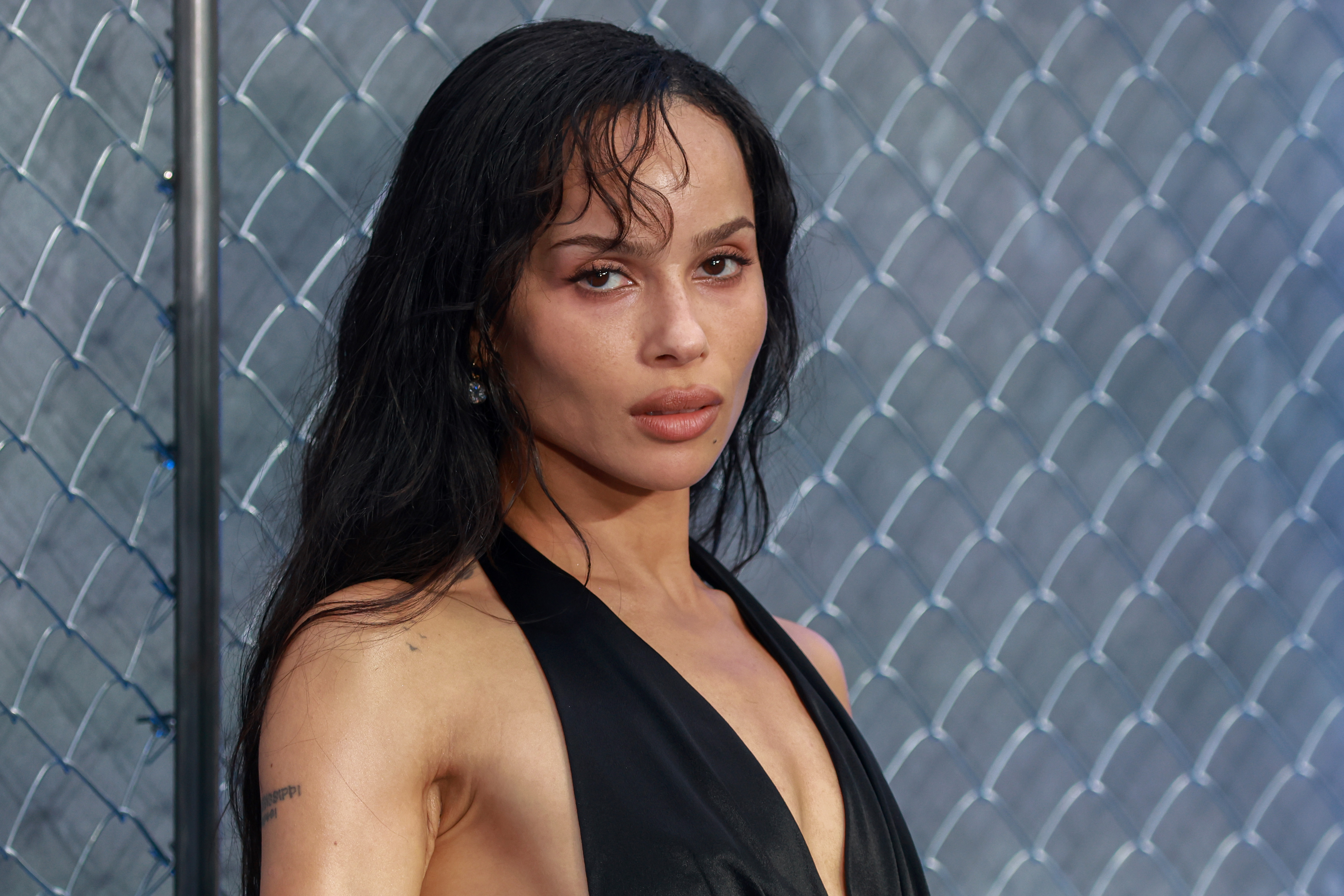 Zoë Kravitz attends the "Caught Stealing" UK Gala Screening at Odeon Luxe Leicester Square on August 19, 2025, in London, England. | Source: Getty Images