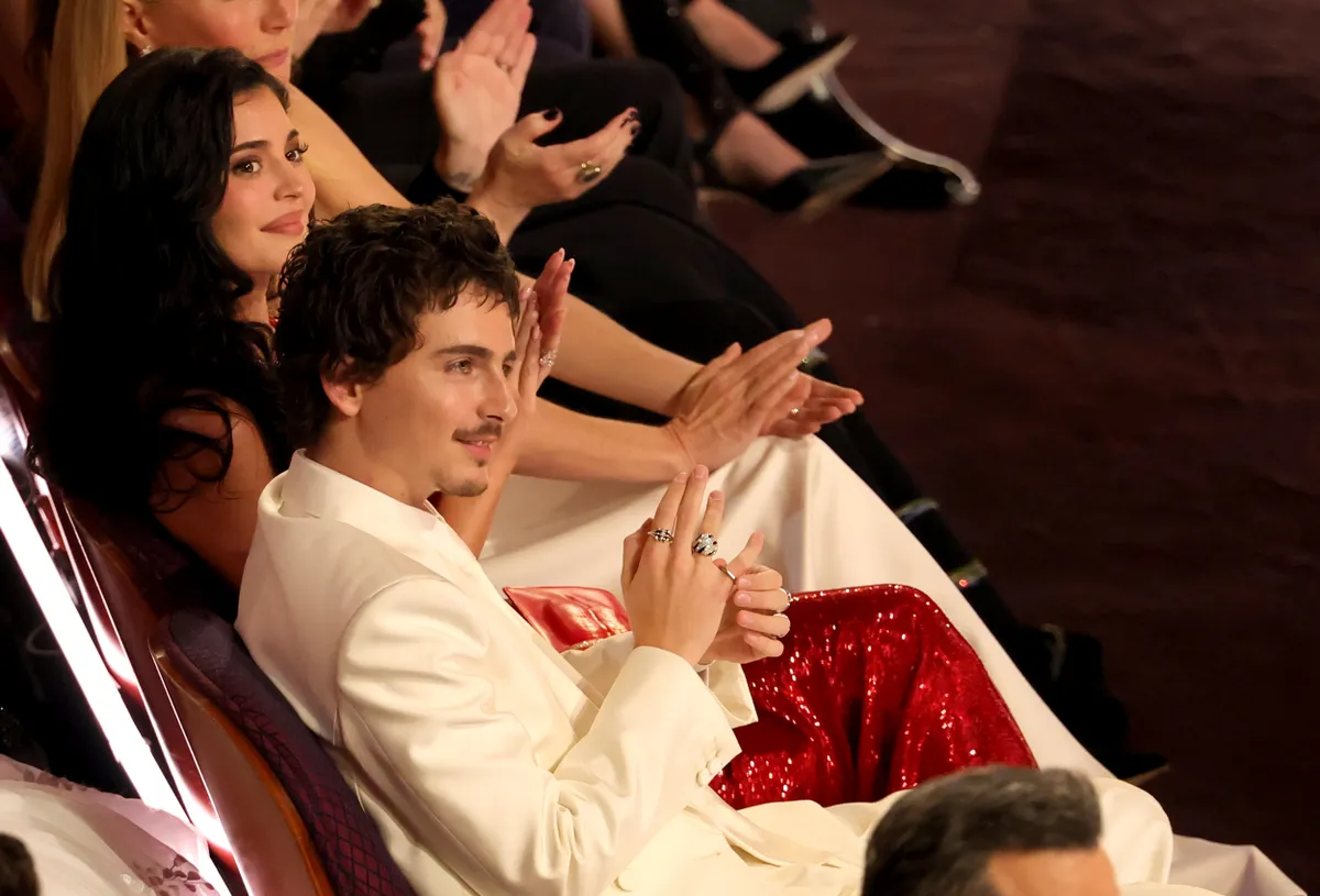 Kylie Jenner and Timothée Chalamet attend the 98th Oscars at Dolby Theatre on March 15, 2026 in Hollywood, California. | Source: Getty Images
