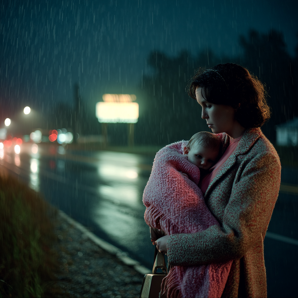 A woman bonding with a baby | Source: Midjourney