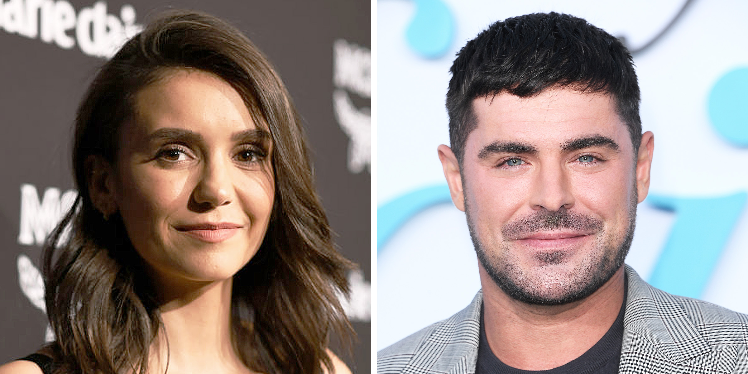 Nina Dobrev | Zac Efron | Source: Getty Images