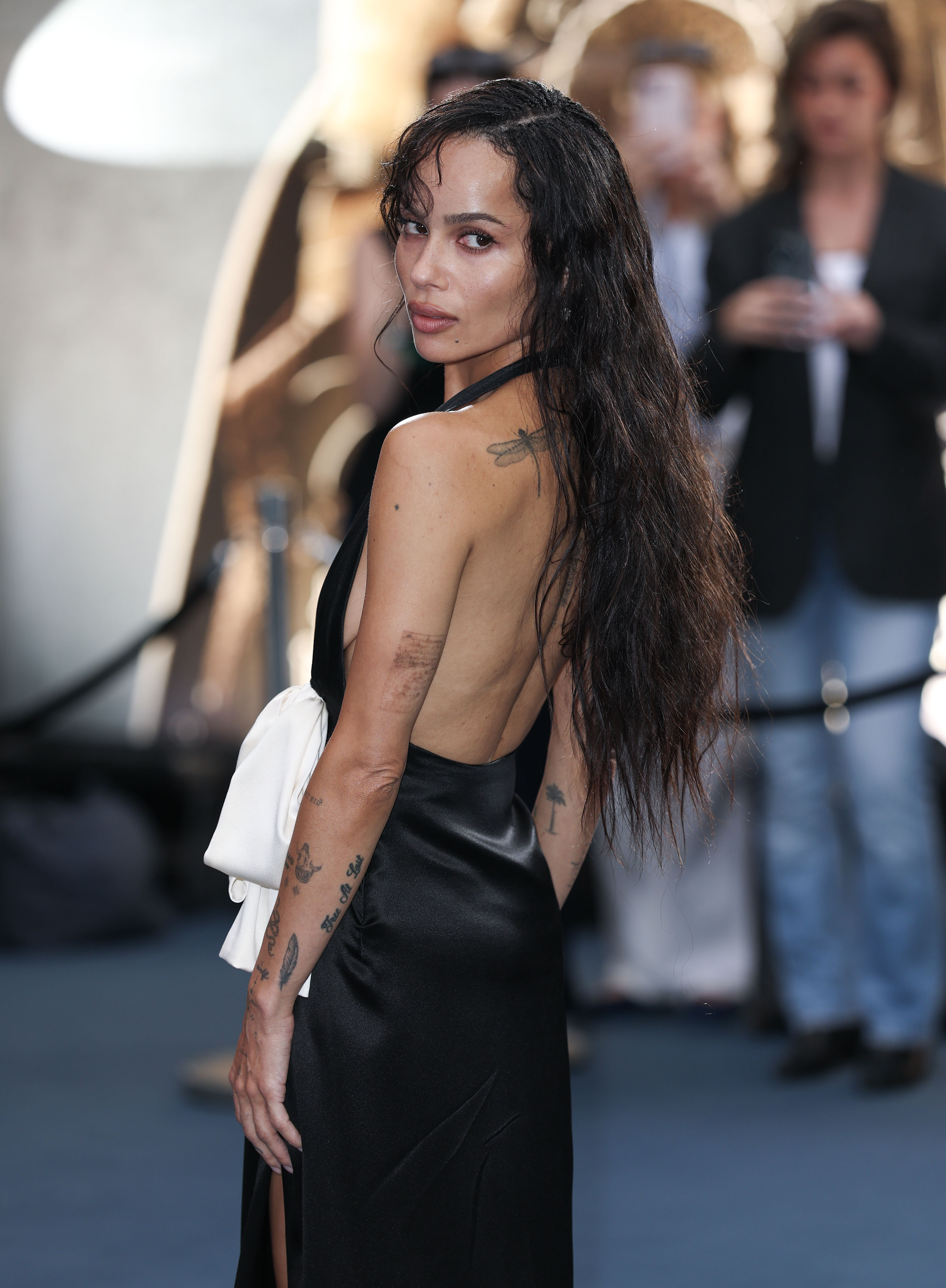 Zoë Kravitz attends the "Caught Stealing" UK Gala Screening at Odeon Luxe Leicester Square on August 19, 2025, in London, England. | Source: Getty Images