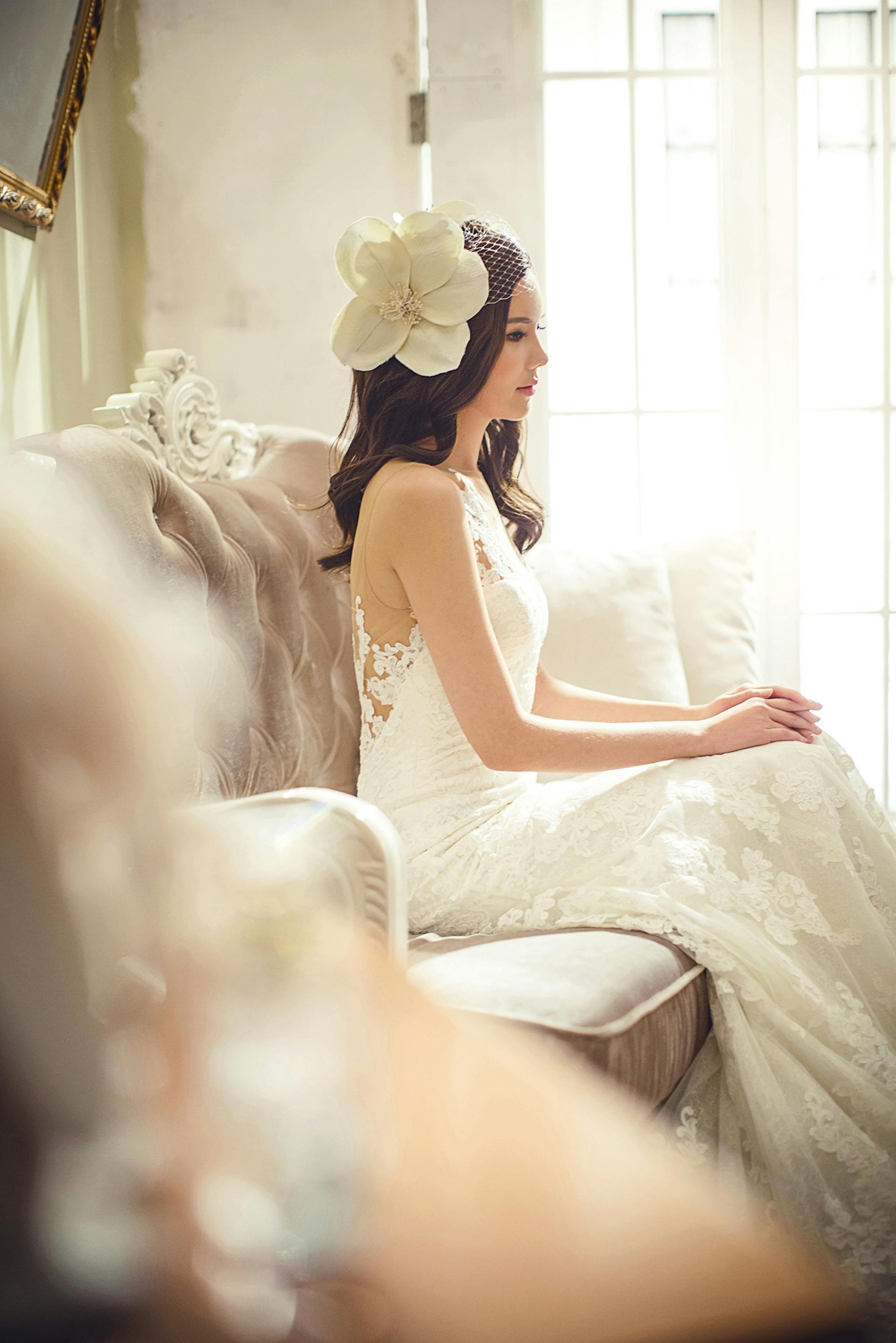 A bride staring at someone | Source: Pexels