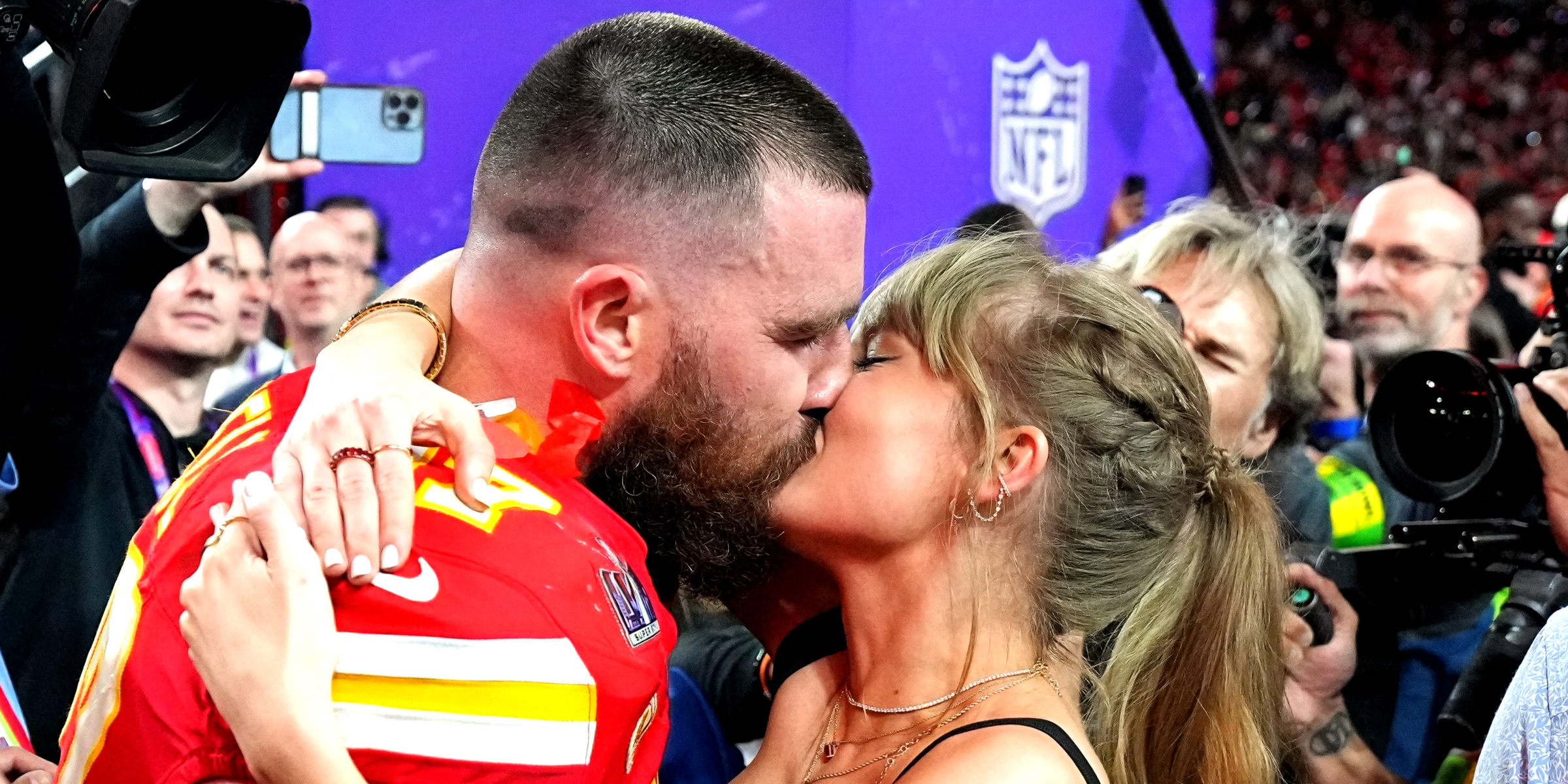 Taylor Swift and Travis Kelce | Source: Getty Images