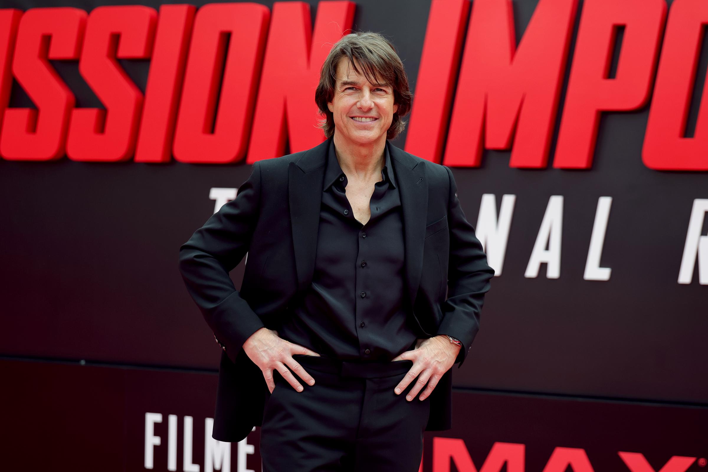 Tom Cruise attends the "Mission: Impossible – The Final Reckoning" New York Premiere at Lincoln Center on May 18, 2025, in New York City. | Source: Getty Images