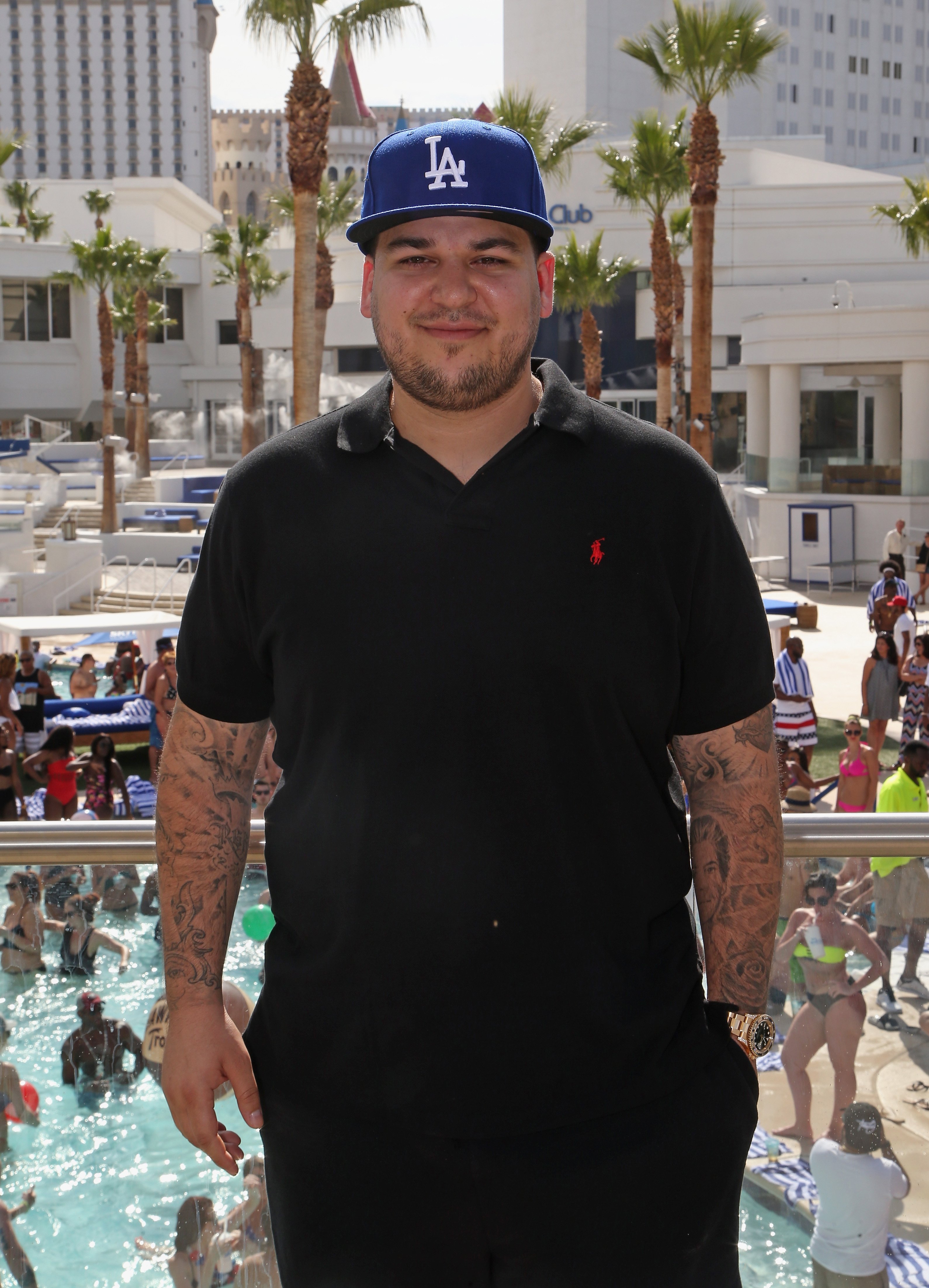 Rob Kardashian attends the Sky Beach Club at the Tropicana Las Vegas on May 28, 2016, in Las Vegas, Nevada. | Source: Getty Images