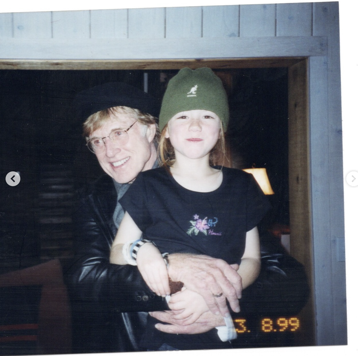 Robert and Lena Redford, posted on September 17, 2025. | Source: Instagram/lilredford