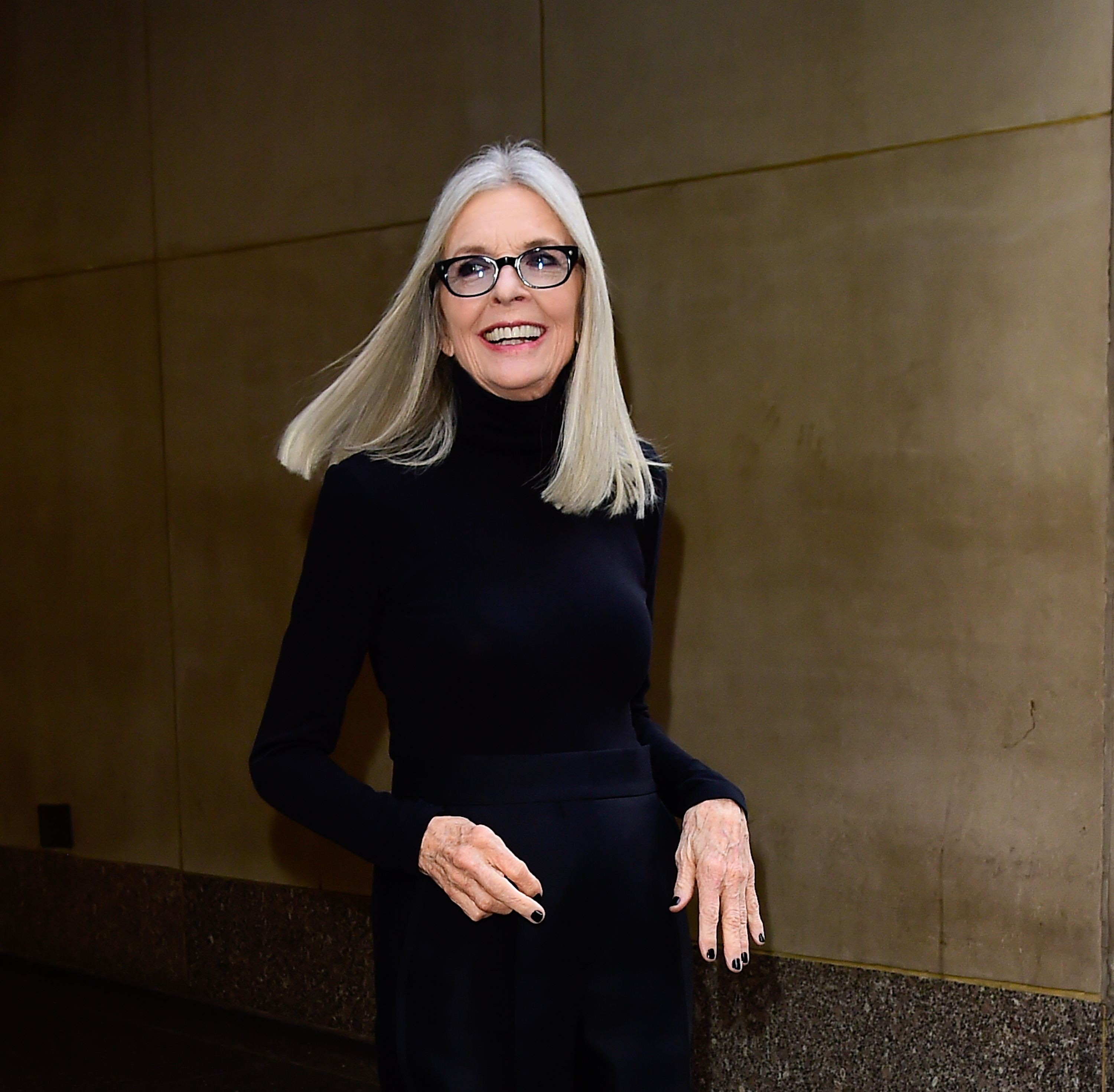 Diane Keaton is seen outside the "Today" show on May 8, 2023, in New York City. | Source: Getty Images