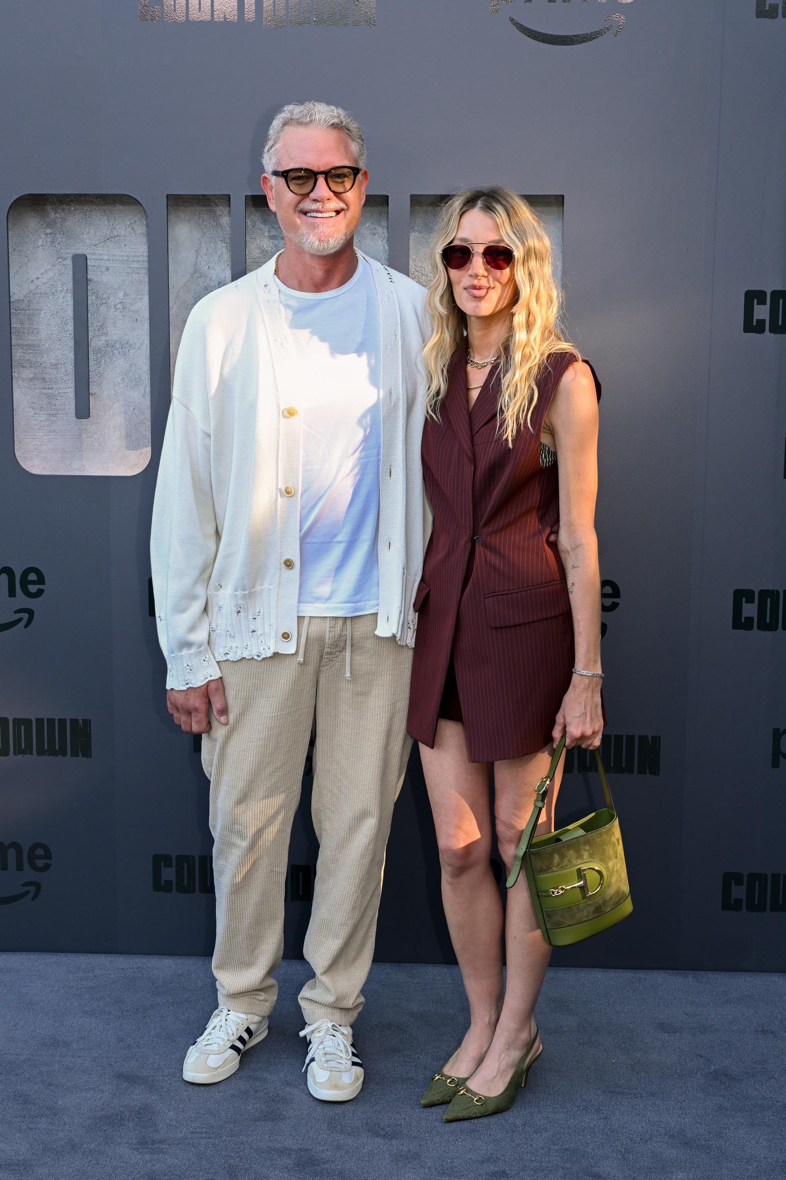 Eric Dane and Janell Shirtcliff attend Prime Video's "Countdown" Los Angeles premiere held at the Harmony Gold Theater on June 18, 2025, in Los Angeles, California. | Source: Getty Images