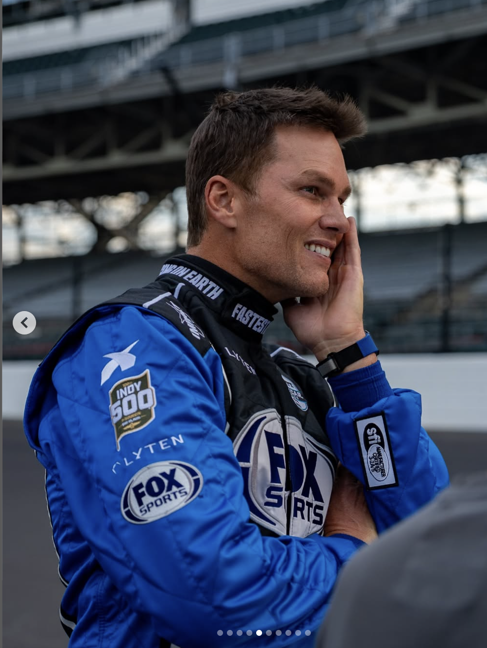 Tom Brady attends the Indy 500 on May 25, 2025 | Source: Instagram/jimmiejohnson