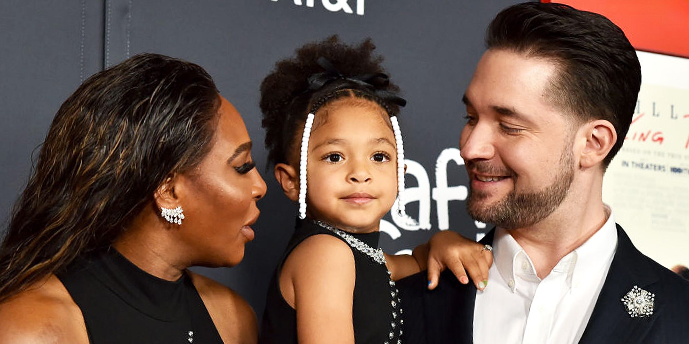 Serena Williams, Olympia Ohanian, Alexis Ohanian | Source: Getty Images
