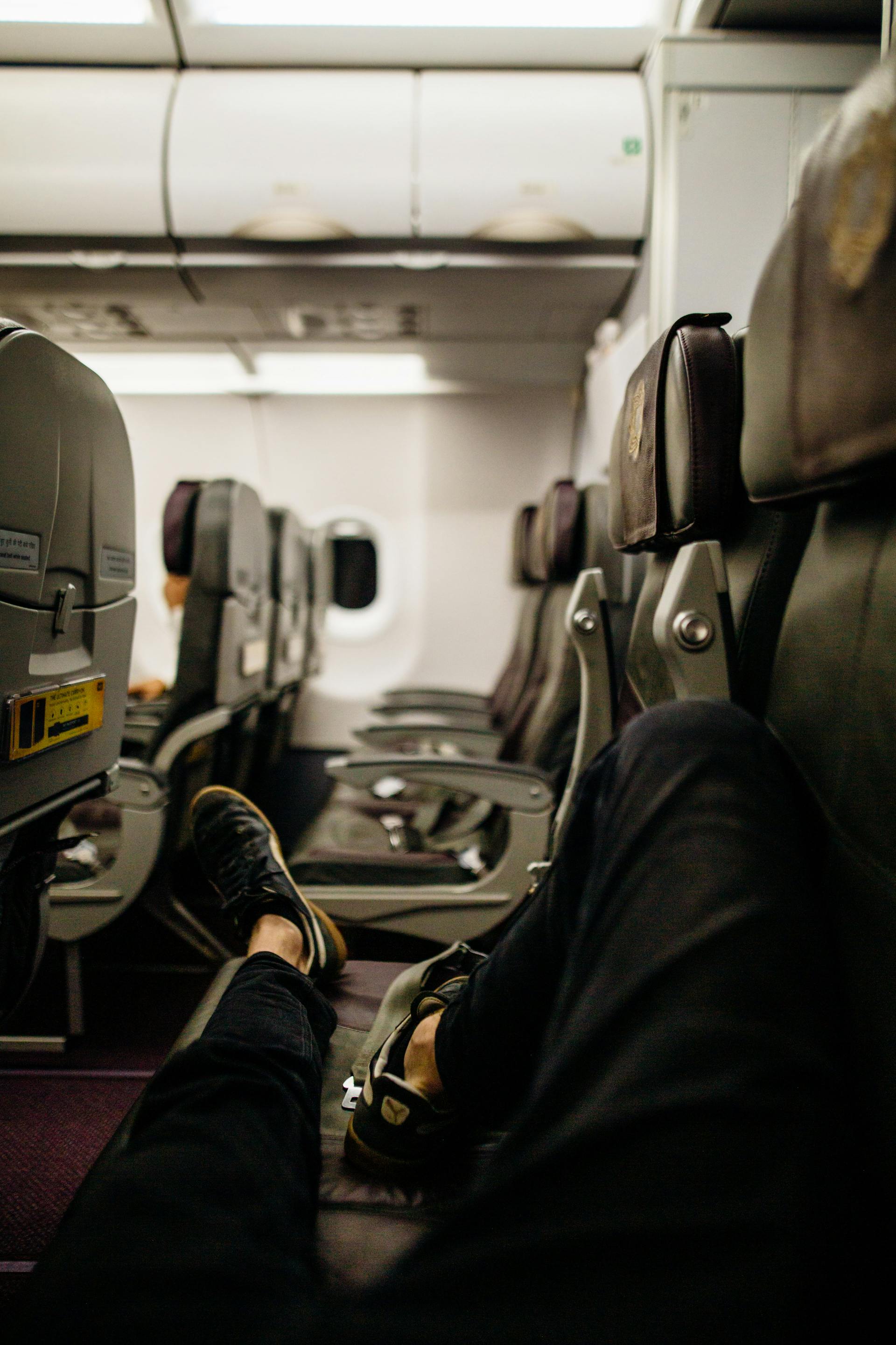 Seats on an airplane | Source: Pexels