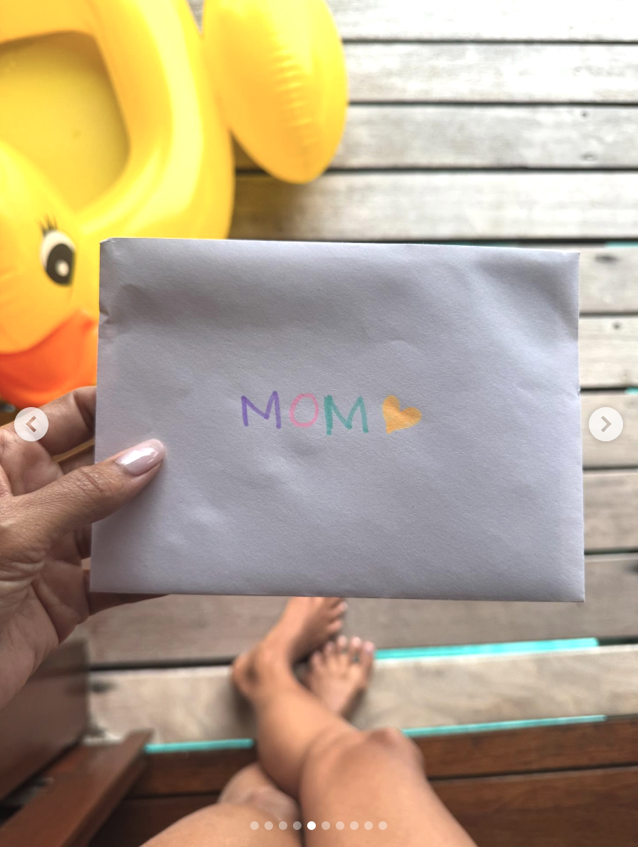 A card from Halle Berry's two children in celebration of her birthday, posted on August 14, 2025. | Source: Instagram/halleberry