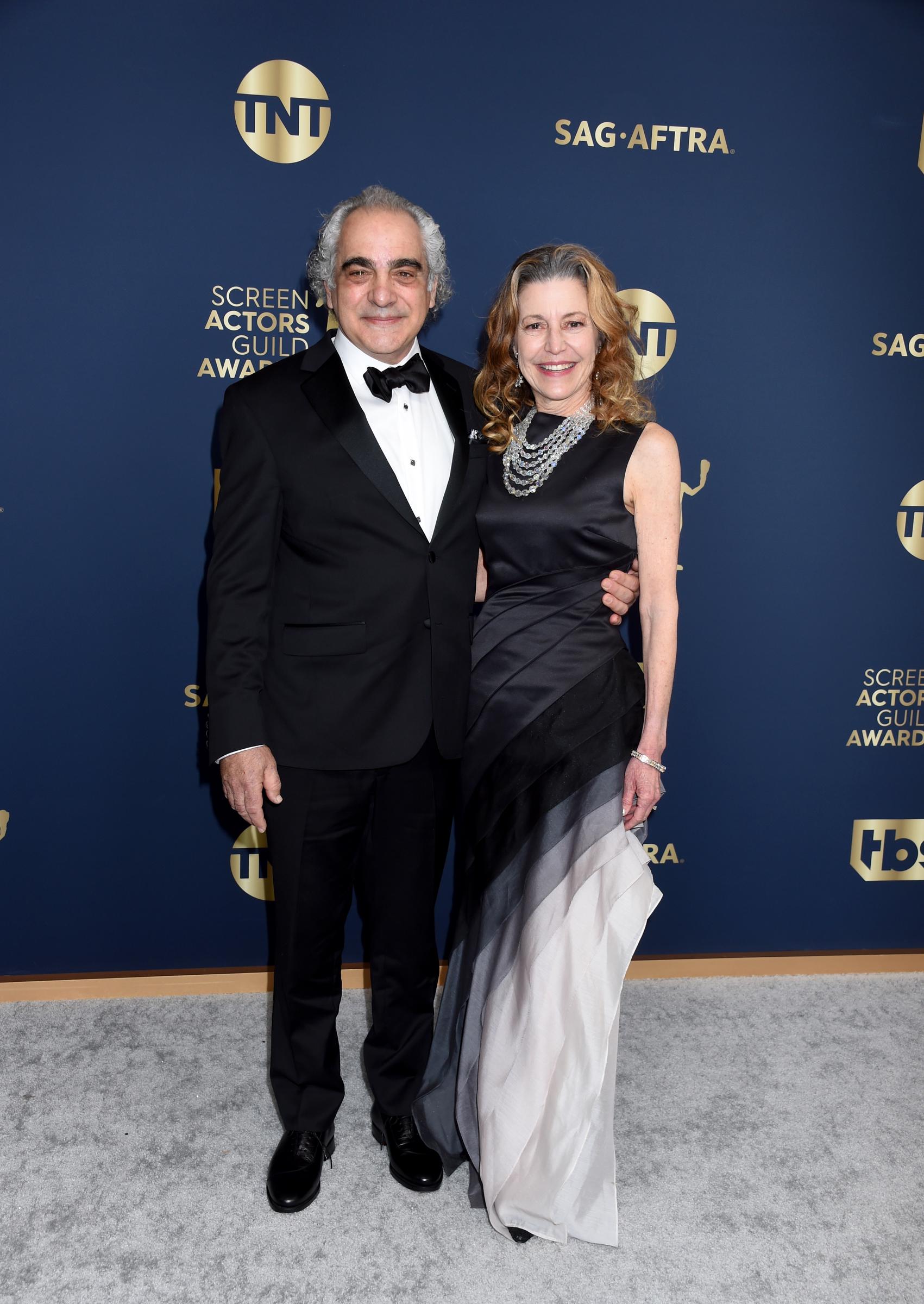 Joe Marinelli and his wife, Jean Marinelli, attend the 28th Annual Screen Actors Guild Awards at Barker Hangar on February 27, 2022, in Santa Monica, California. | Source: Getty Images
