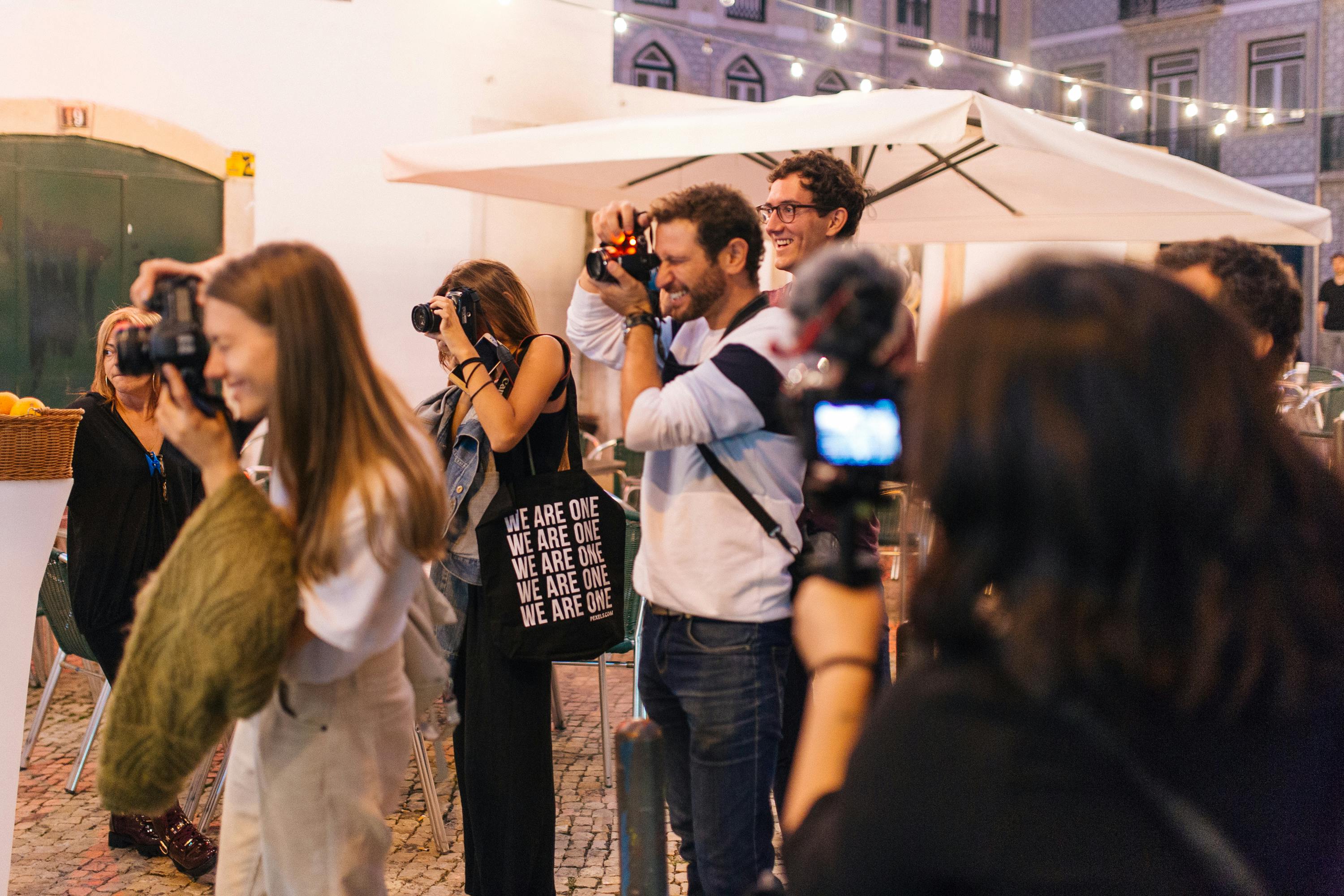 People filming | Source: Pexels