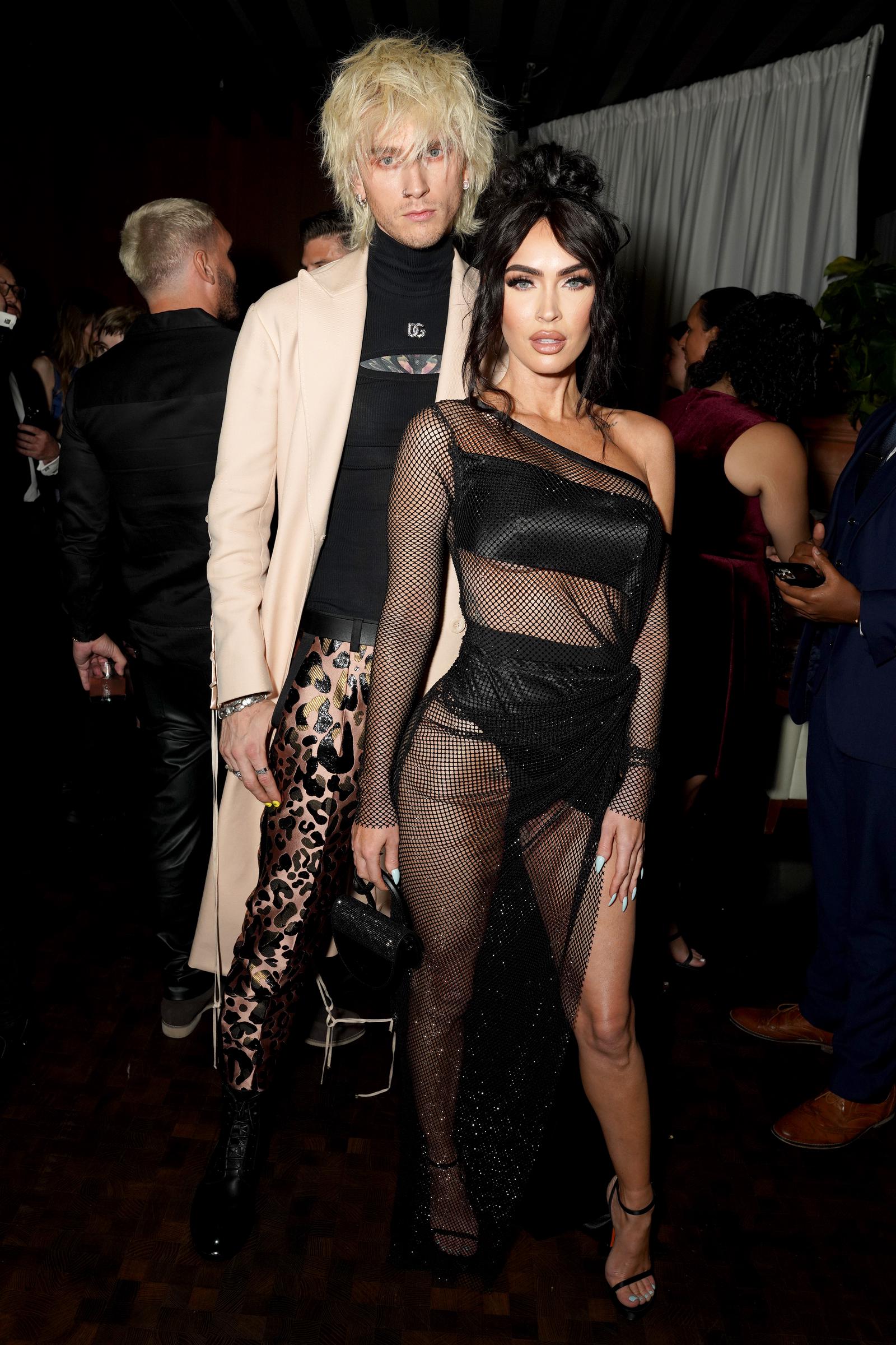 Machine Gun Kelly and Megan Fox attend the GQ Men of the Year Party 2022 at The West Hollywood EDITION on November 17, 2022, in West Hollywood, California. | Source: Getty Images