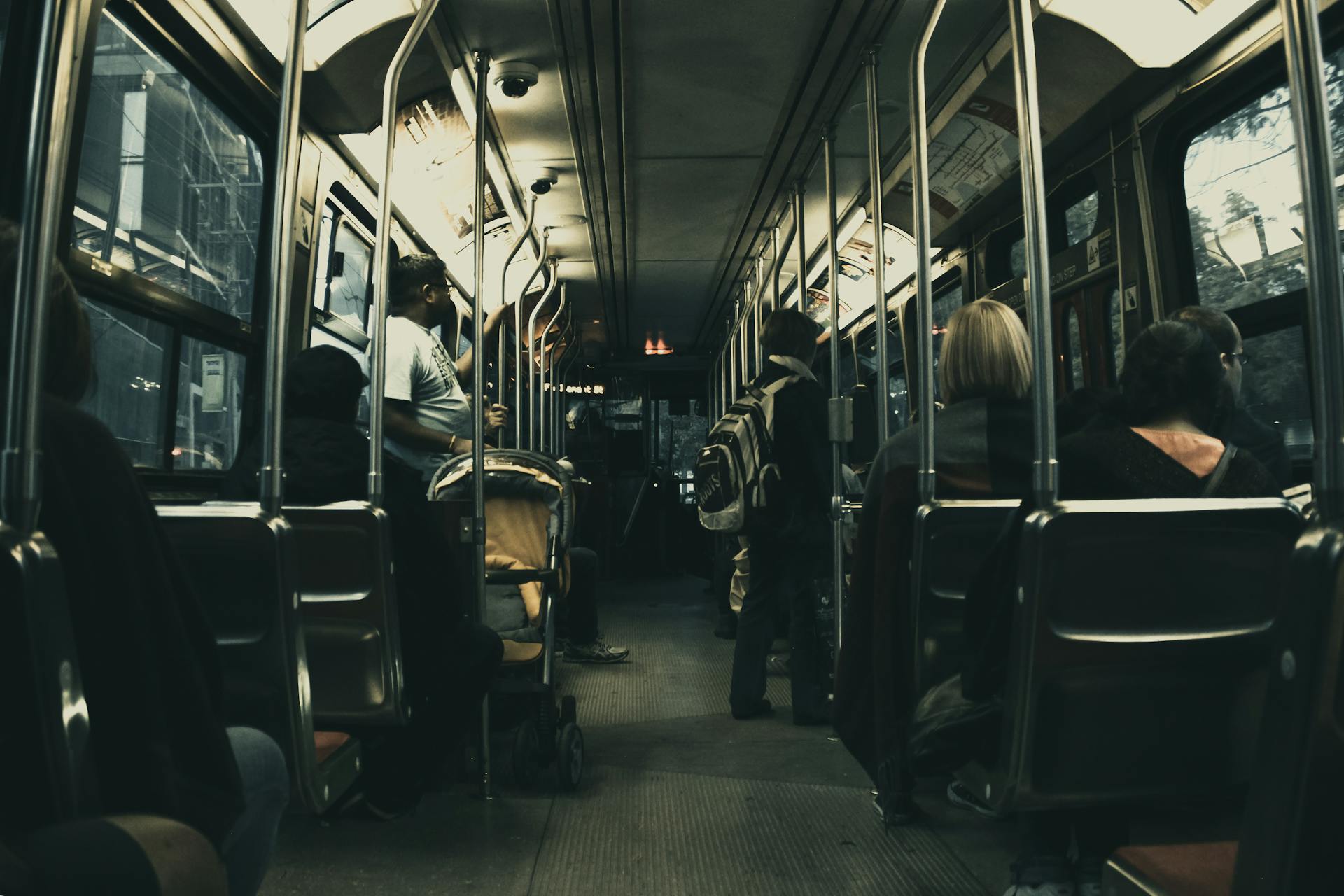 The interior of a bus | Source: Pexels