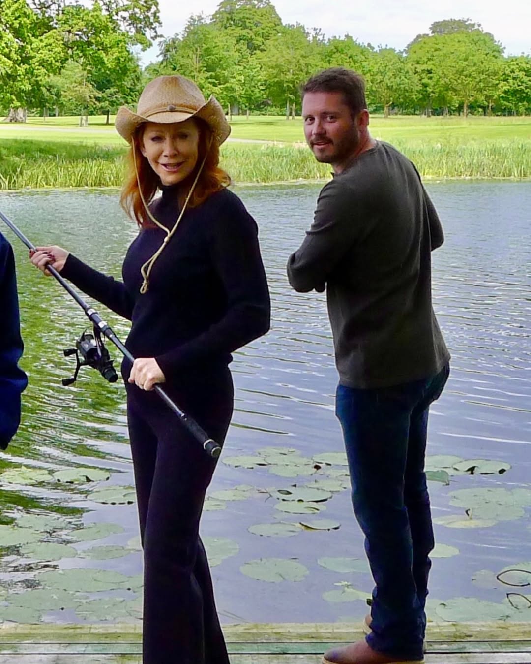 Reba McEntire and Brandon Blackstock in a photo shared on August 13, 2025. | Source: Instagram/reba
