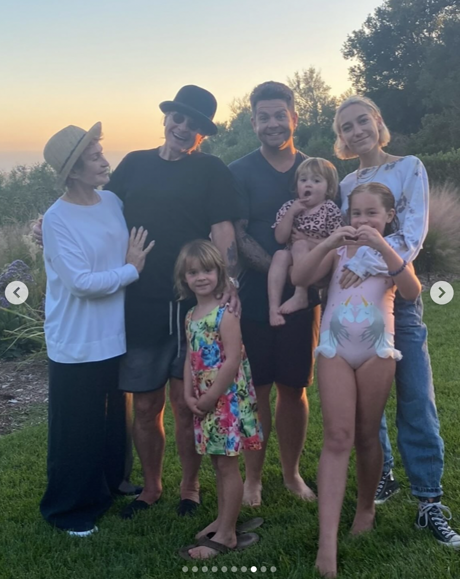 The Osbourne family, posted on August 3, 2025. | Source: Instagram/areeosbourne