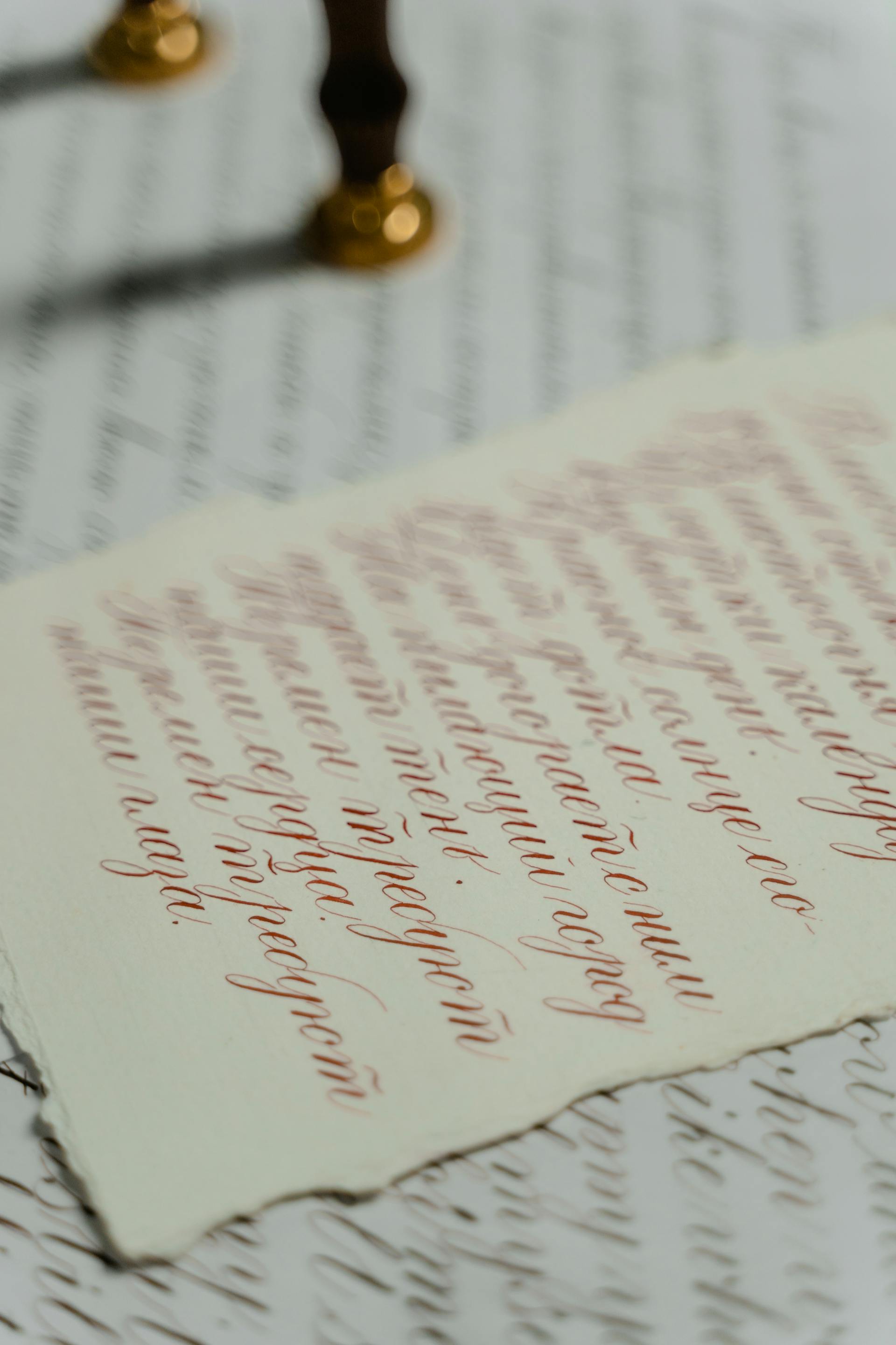 A handwritten note | Source: Pexels