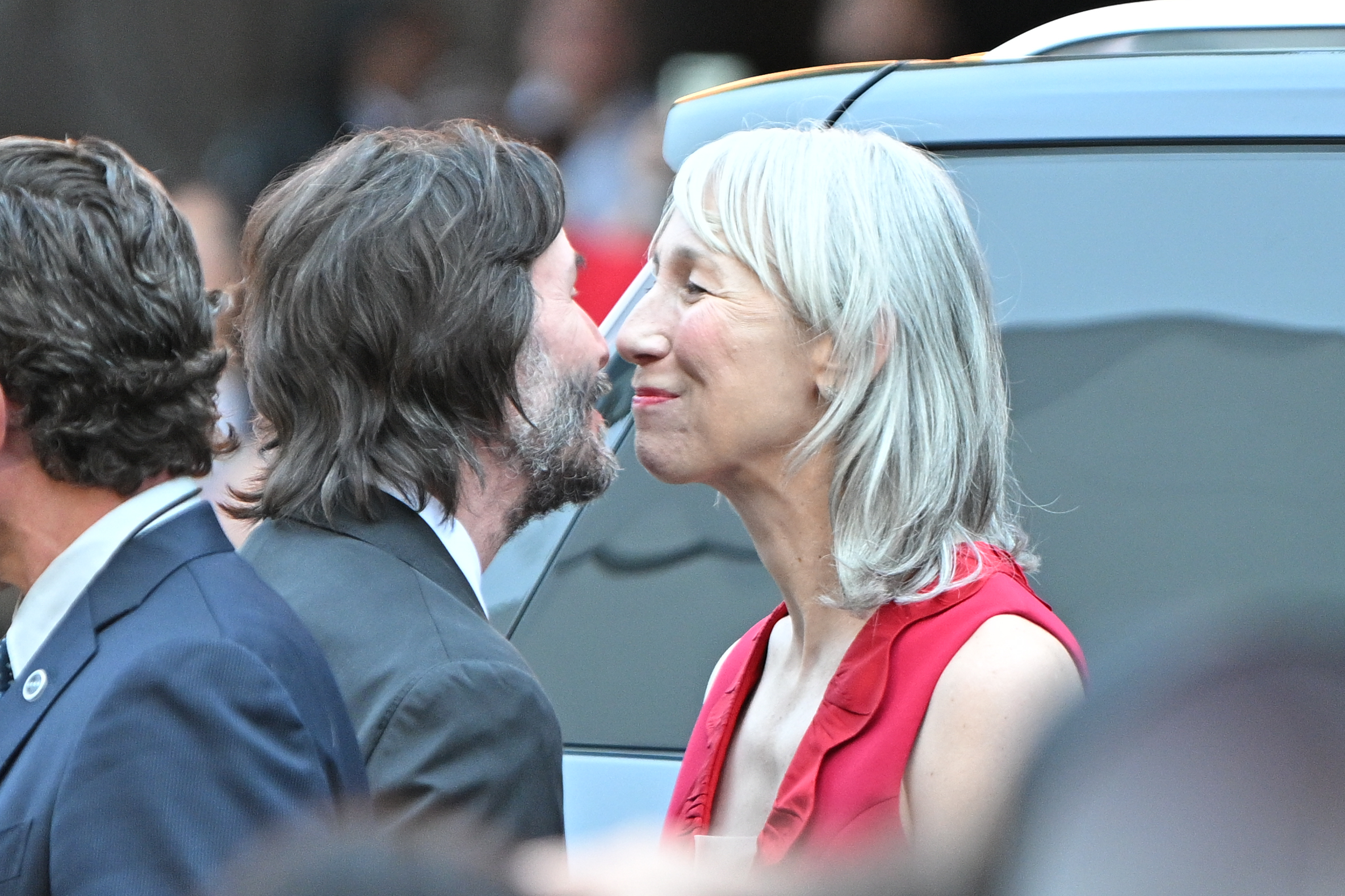 Keanu Reeves and partner Alexandra Grant are seen on June 03, 2025 in Los Angeles, California. | Source: Getty Images