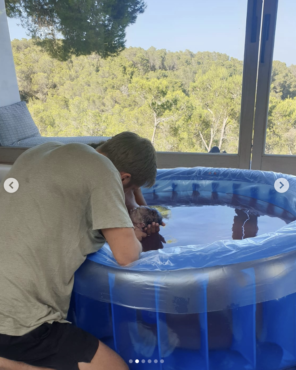 Calvin Harris' first glimpse at his son, Micah, in Ibiza, Spain, on July 20, 2025. | Source: Instagram/calvinharris