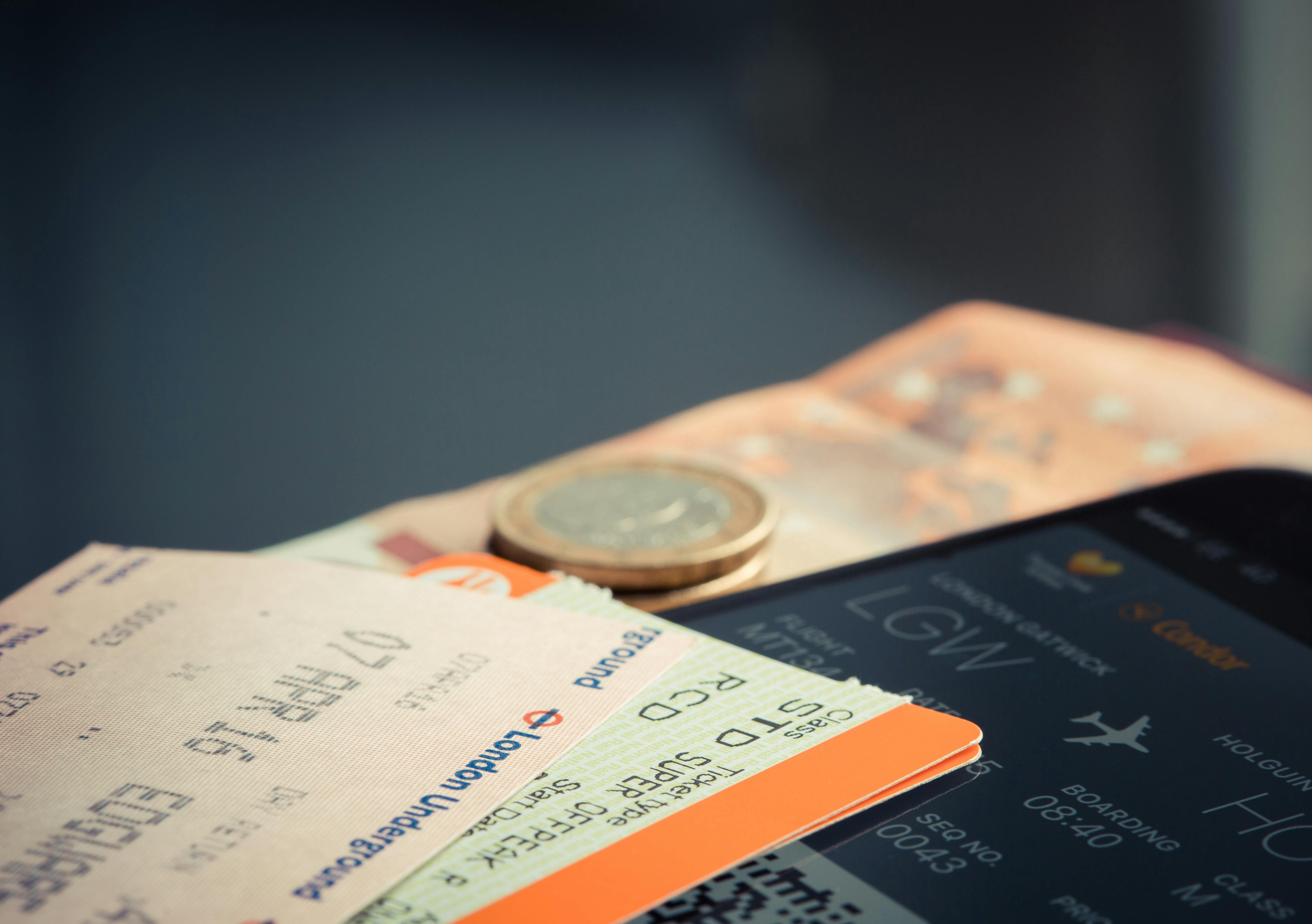 A close-up of a plane ticket | Source: Pexels