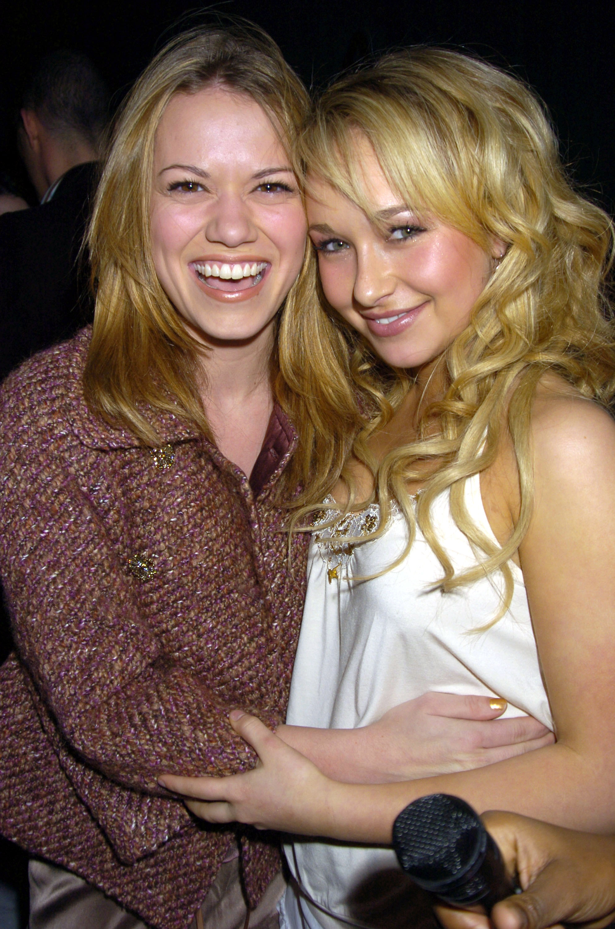 Bethany Joy Lenz and Hayden Panettiere during Olympus Fashion Week Fall 2005. | Source: Getty Images