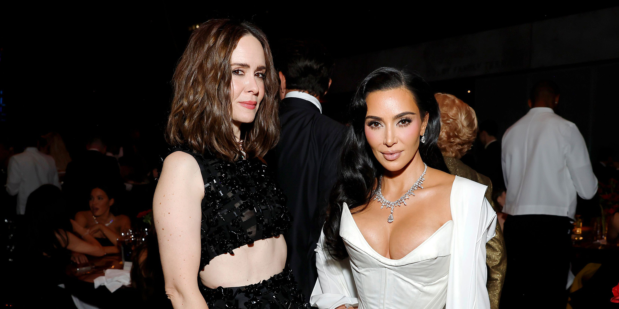 Sarah Paulson and Kim Kardashian | Source: Getty Images