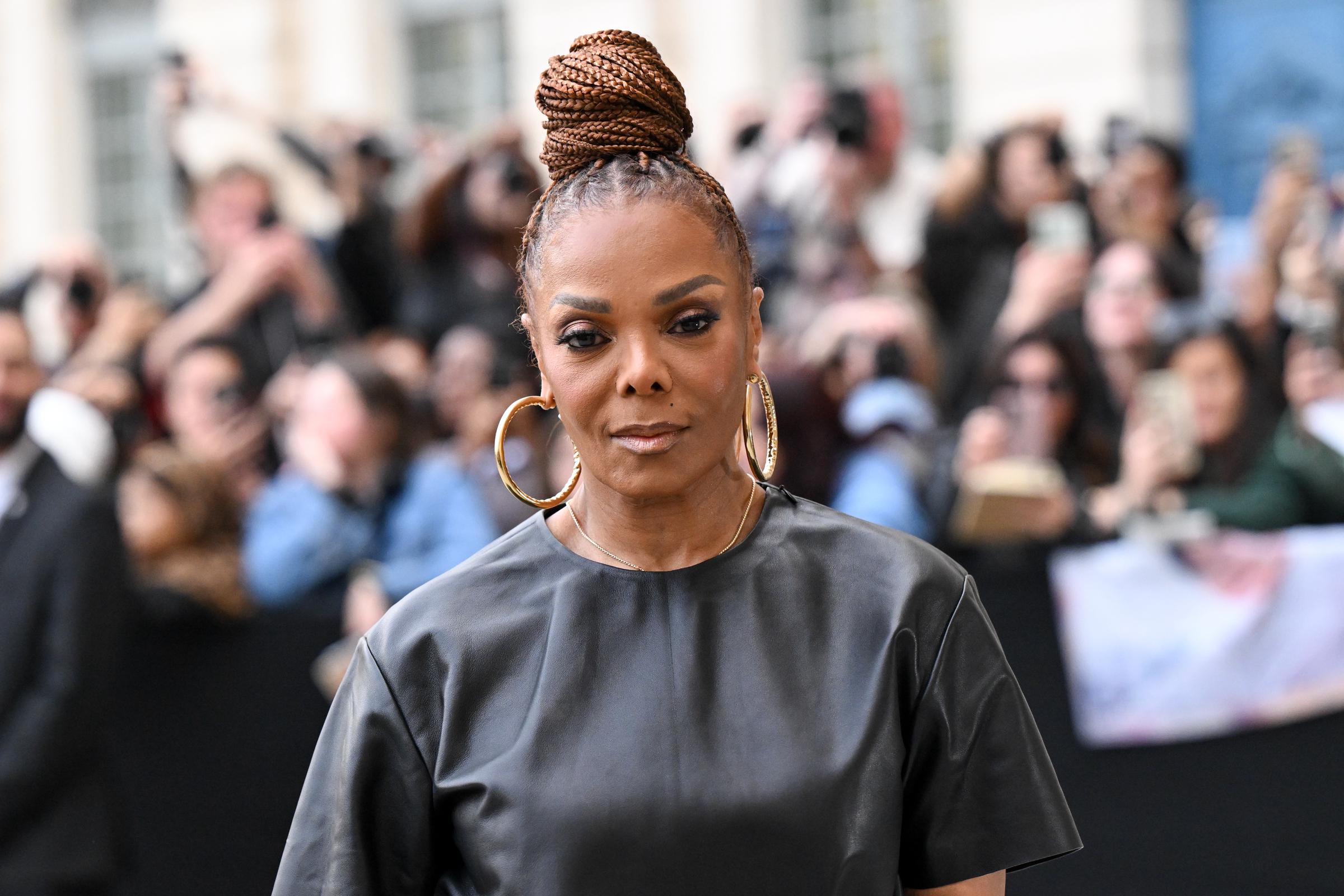 Janet Jackson arrives at Tom Ford during the Womenswear Spring Summer 2026 as part of Paris Fashion Week on October 1, 2025, in Paris, France. | Source: Getty Images