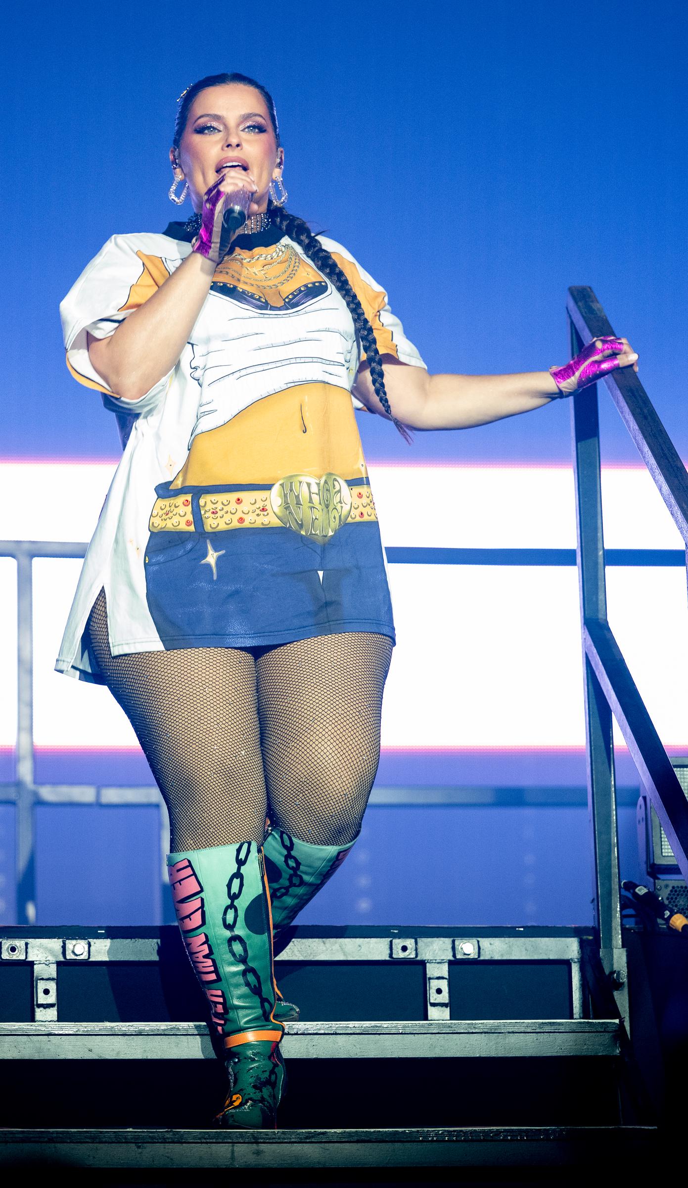 Nelly Furtado performs during Manchester Pride 2025 on August 24, 2025, in Manchester, England. | Source: Getty Images