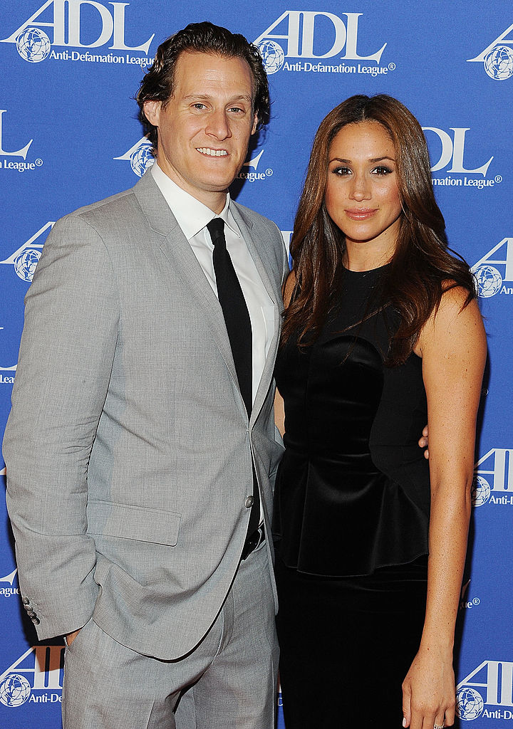 Trevor Engelson and Meghan Markle attend the Anti-Defamation League Entertainment Industry Awards Dinner in Beverly Hills, California, on October 11, 2011 | Source: Getty Images