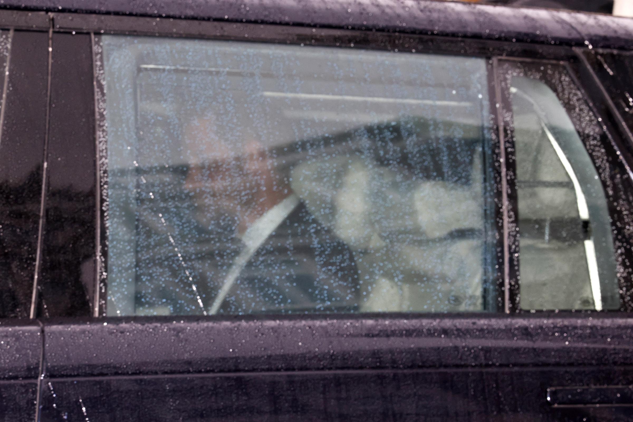 Prince Harry, Duke of Sussex leaves Clarence House in London on September 10, 2025 in the back of a car. | Source: Getty Images
