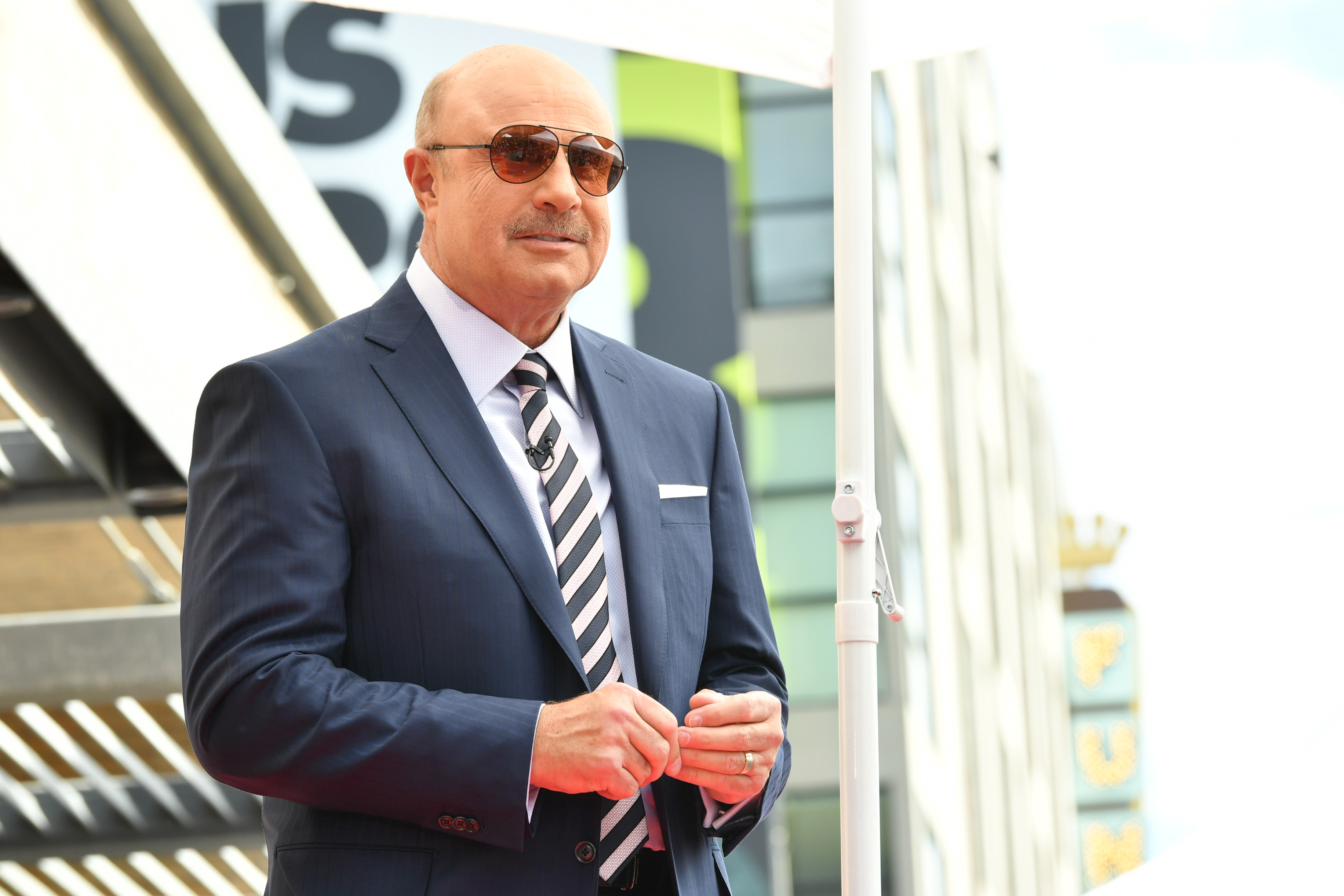 Dr. Phil McGraw attends the ceremony honoring him with a star on The Hollywood Walk Of Fame on February 21, 2020, in Hollywood, California. | Source: Getty Images
