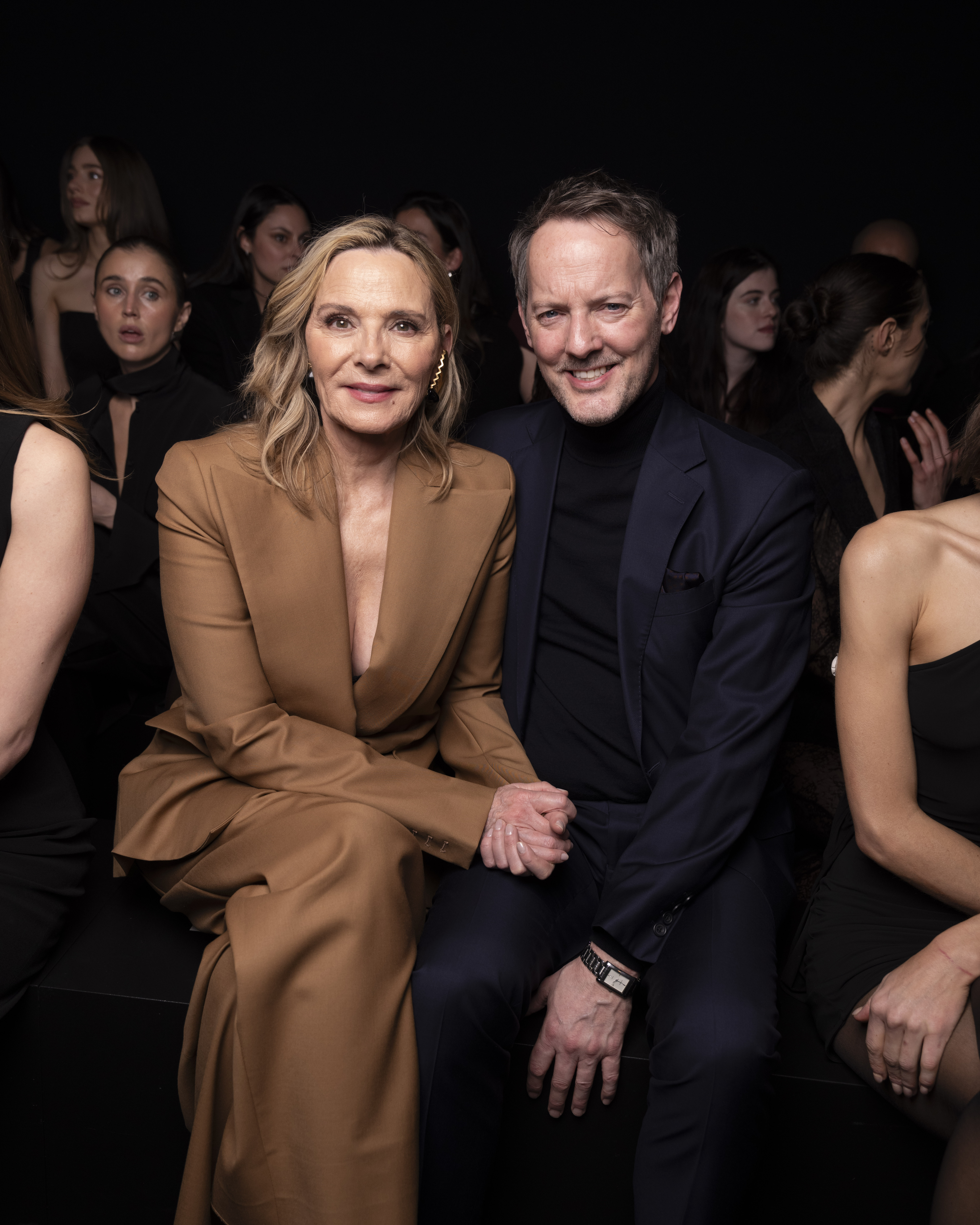 Kim Cattrall and Russell Thomas attend the Nina Ricci Womenswear Fall/Winter 2025-2026 show as part of Paris Fashion Week on March 7, 2025, in Paris, France. | Source: Getty Images