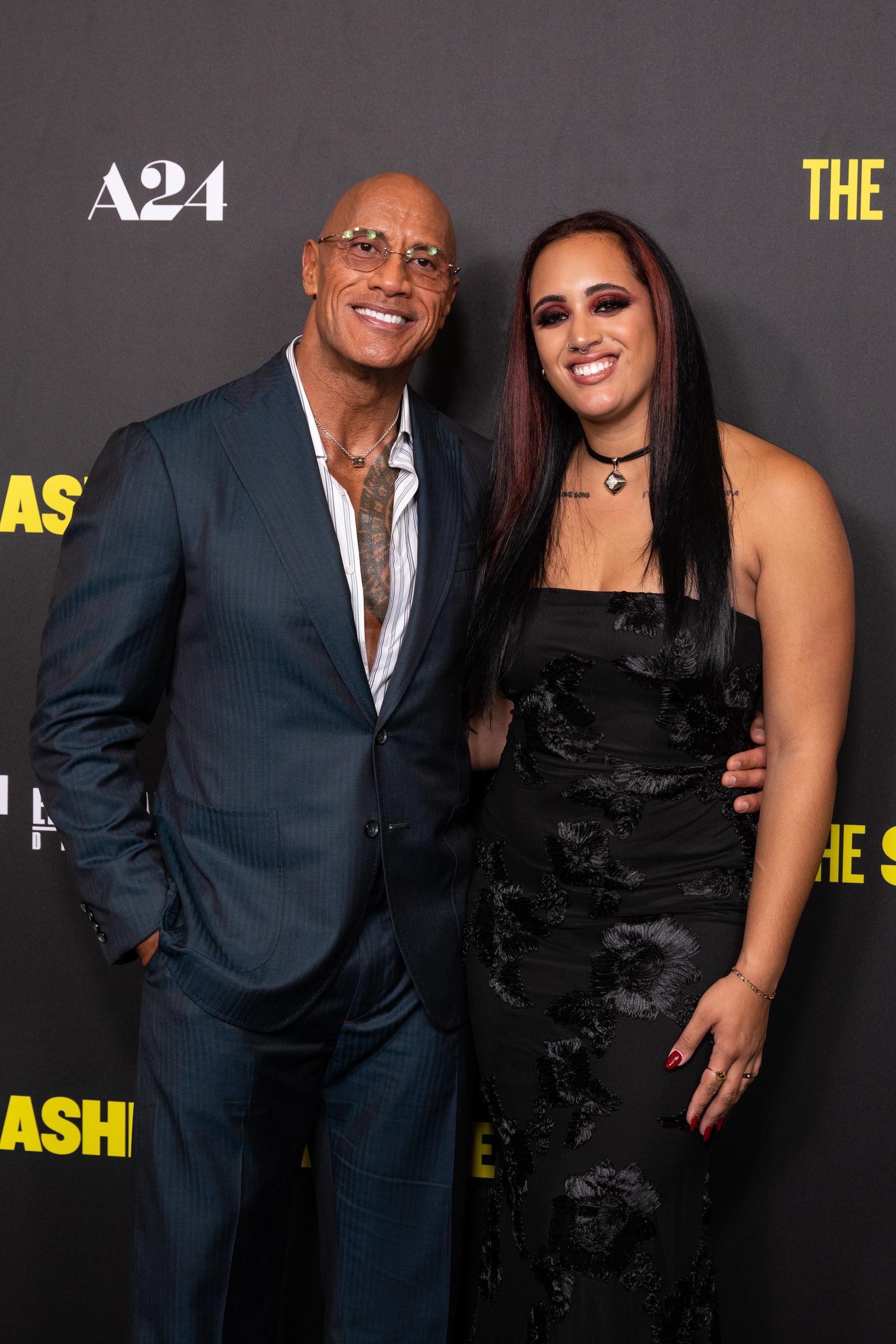 Dwayne Johnson and Ava Raine attend "The Smashing Machine" U.K. special screening at Odeon Luxe West End on September 24, 2025, in London, England. | Source: Getty Images