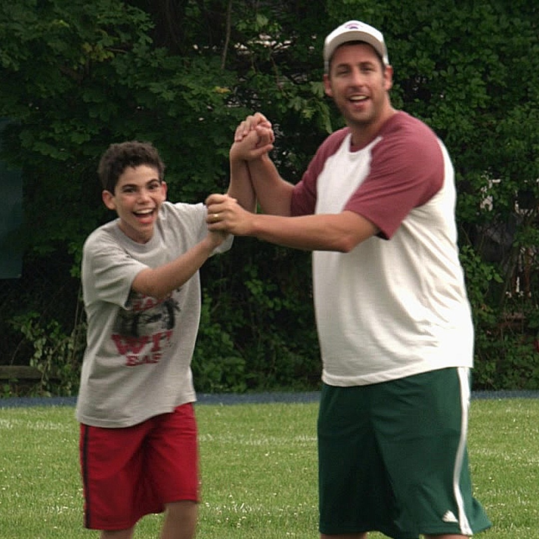 Cameron Boyce and Adam Sandler in "Grown Ups." Source: X/ScreenTime