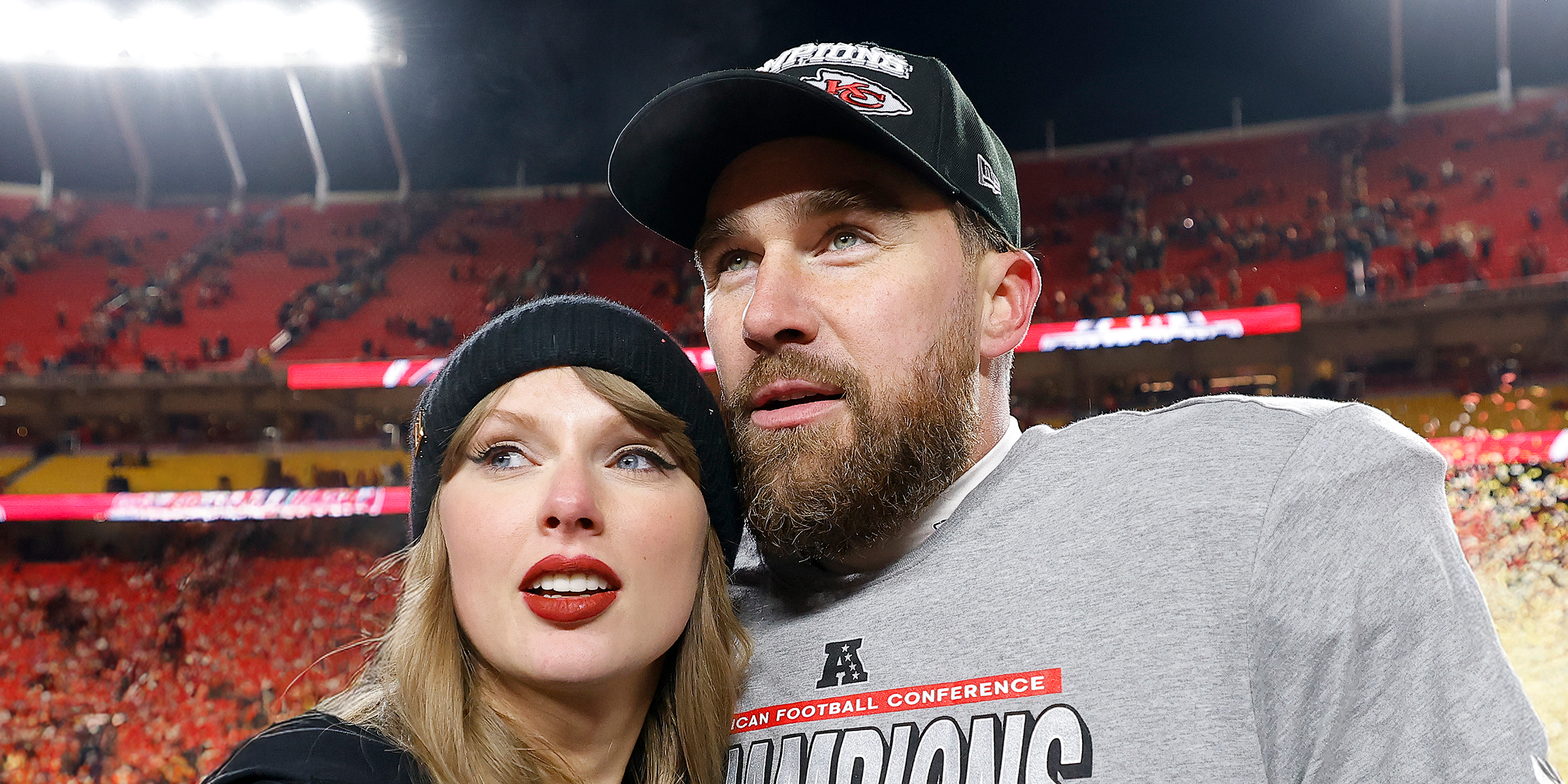 Taylor Swift and Travis Kelce | Source: Getty Images