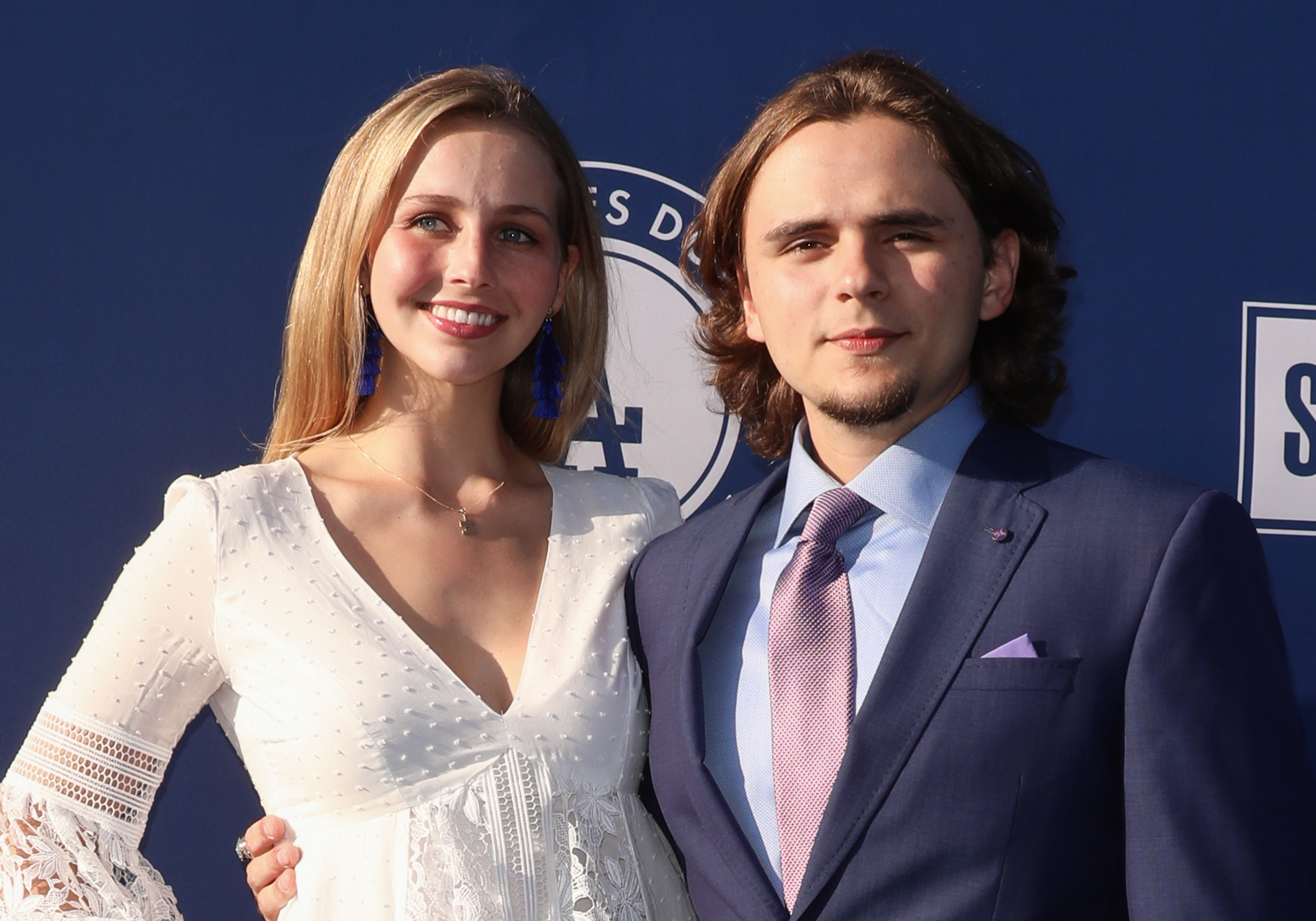 Molly Schirmang and Prince Jackson attend the 5th Annual Blue Diamond Foundation at Dodger Stadium on June 12, 2019, in Los Angeles, California. | Source: Getty Images