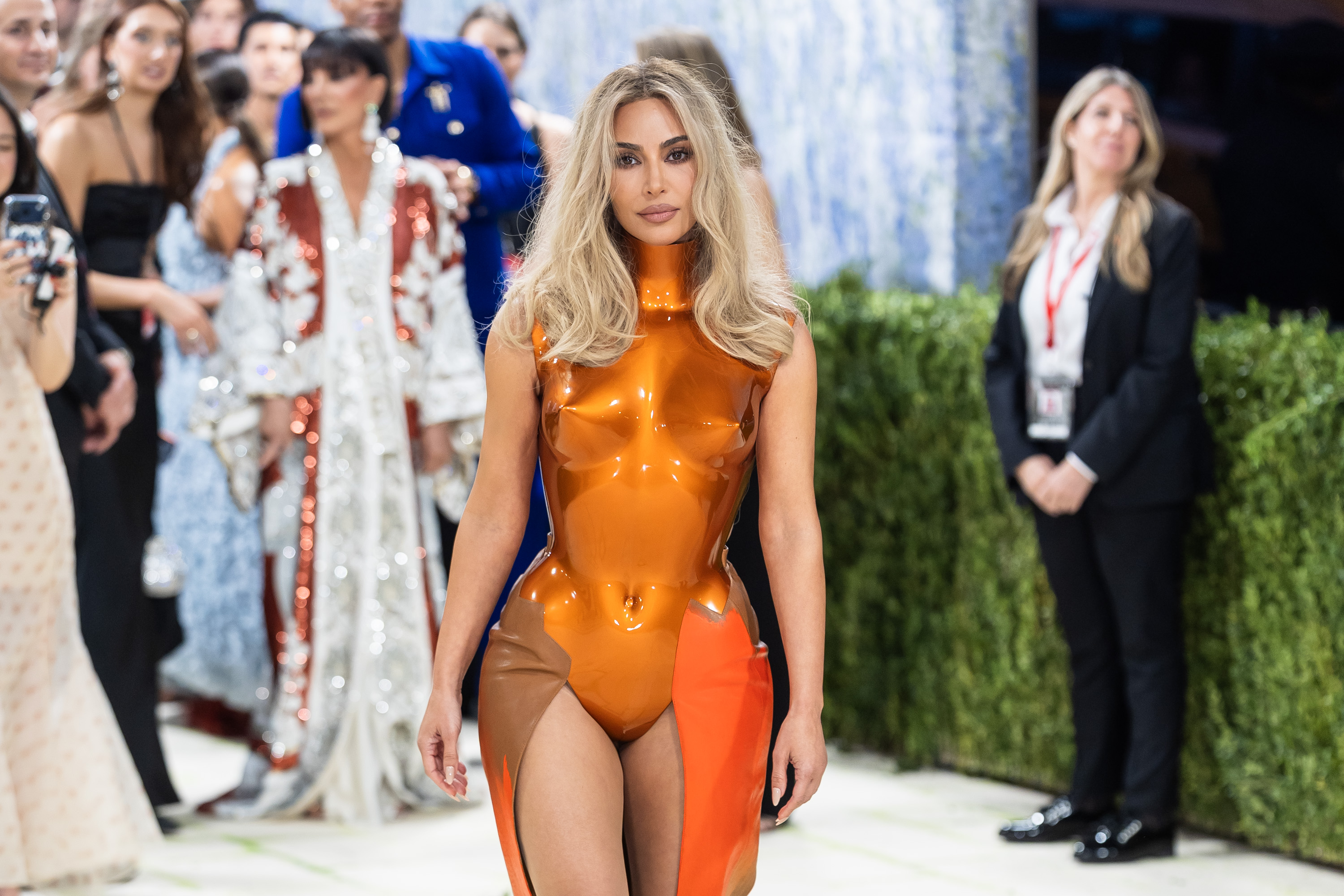 Kim Kardashian attends the 2026 Met Gala celebrating "Costume Art" at the Metropolitan Museum of Art on May 4, 2026 in New York City. | Source: Getty Images