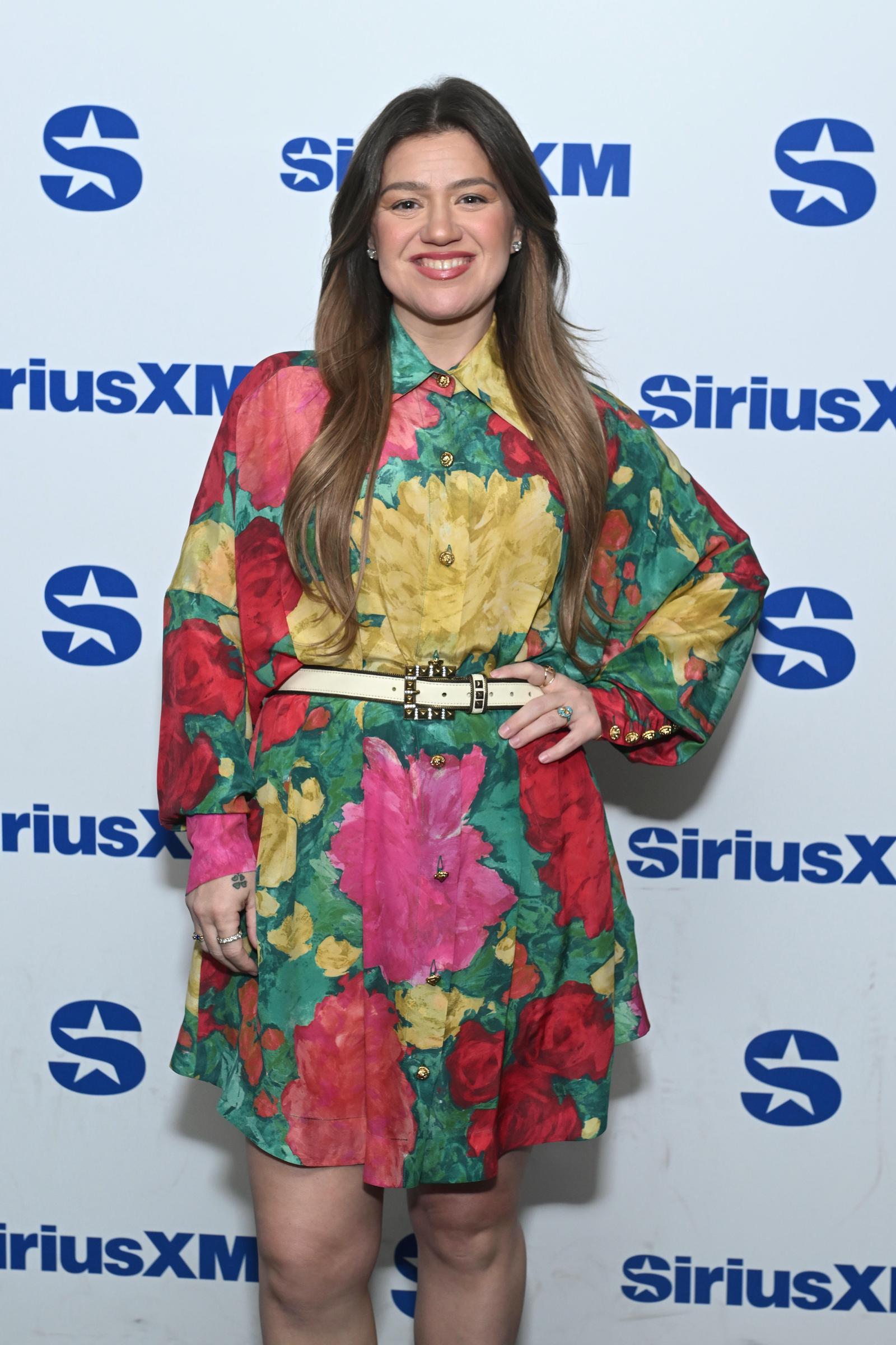 Kelly Clarkson attends SiriusXM's Front Row Series with "The Voice's" Kelly Clarkson & John Legend at SiriusXM Studios on February 20, 2026 in New York City. | Source: Getty Images