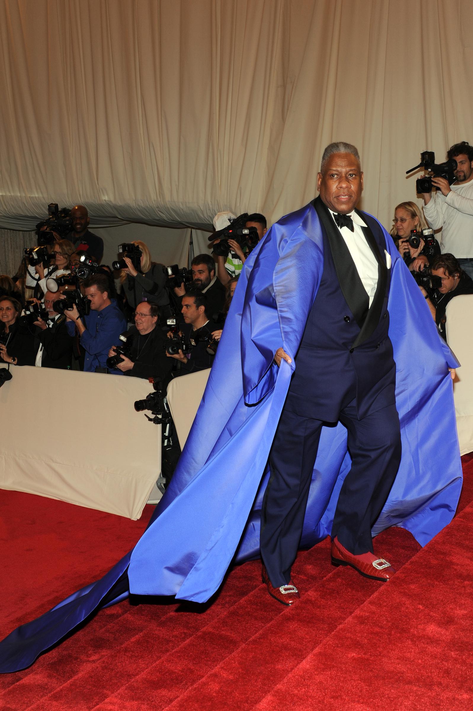André Leon Talley attends the "Alexander McQueen: Savage Beauty" Costume Institute Gala at The Metropolitan Museum of Art on May 2, 2011, in New York City. | Source: Getty Images