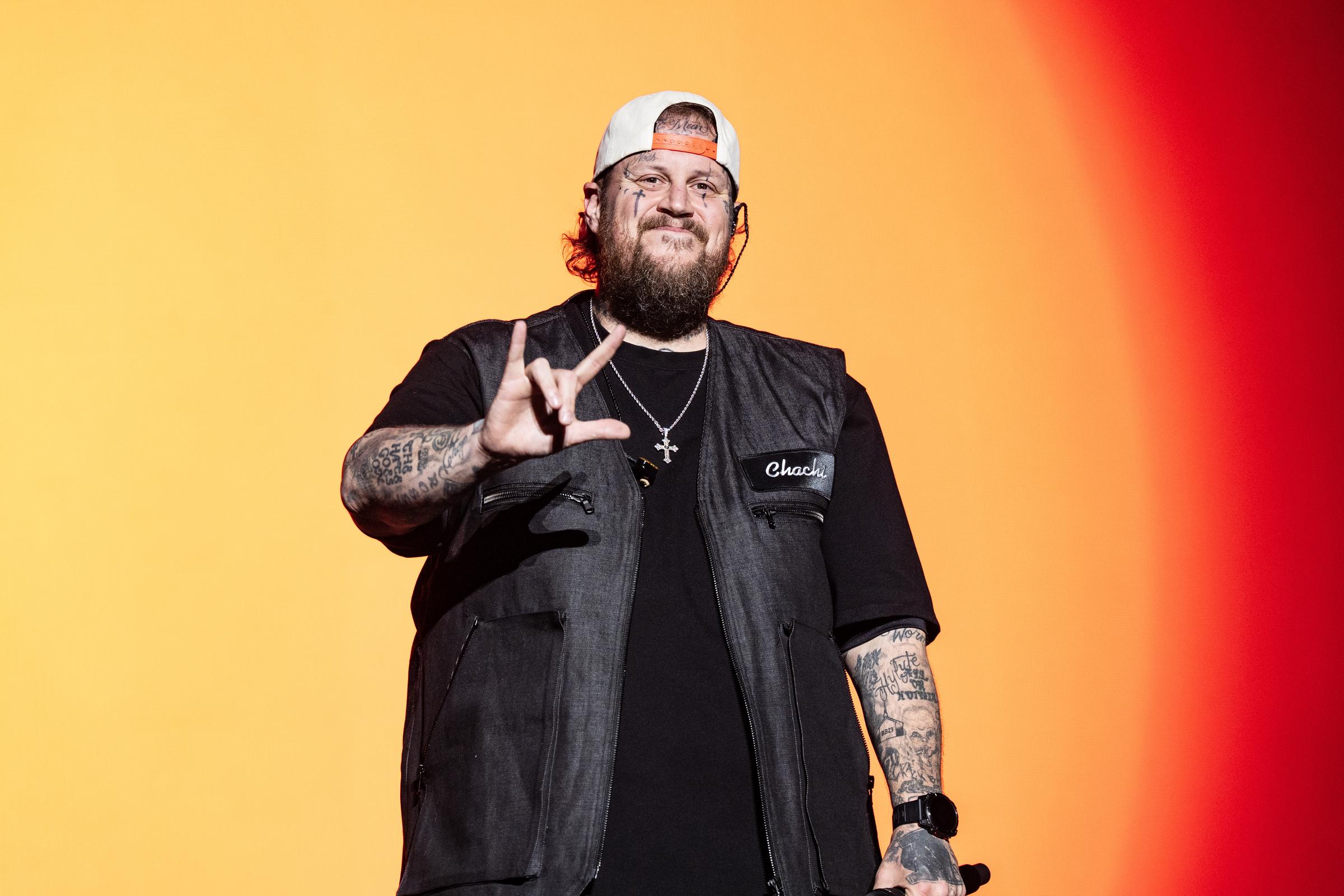 Jelly Roll performs during 2025 Railbird Music Festival at The Infield at Red Mile on June 1, 2025, in Lexington, Kentucky. | Source: Getty Images