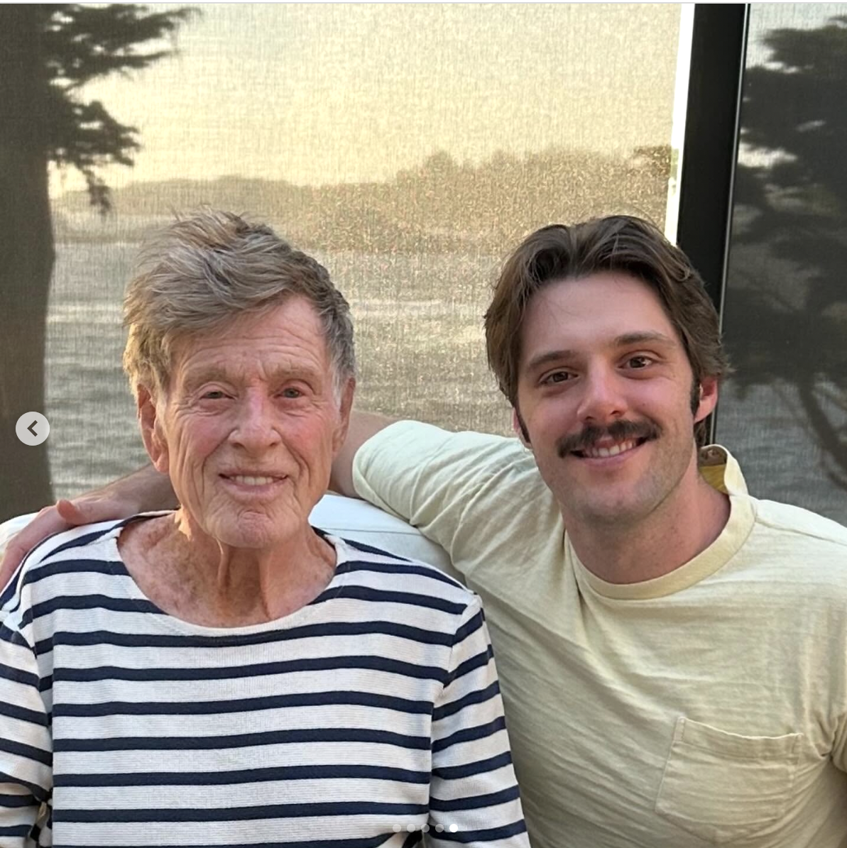Robert Redford and Connor Schlosser, posted on September 16, 2025. | Source: Instagram/connorschlosser