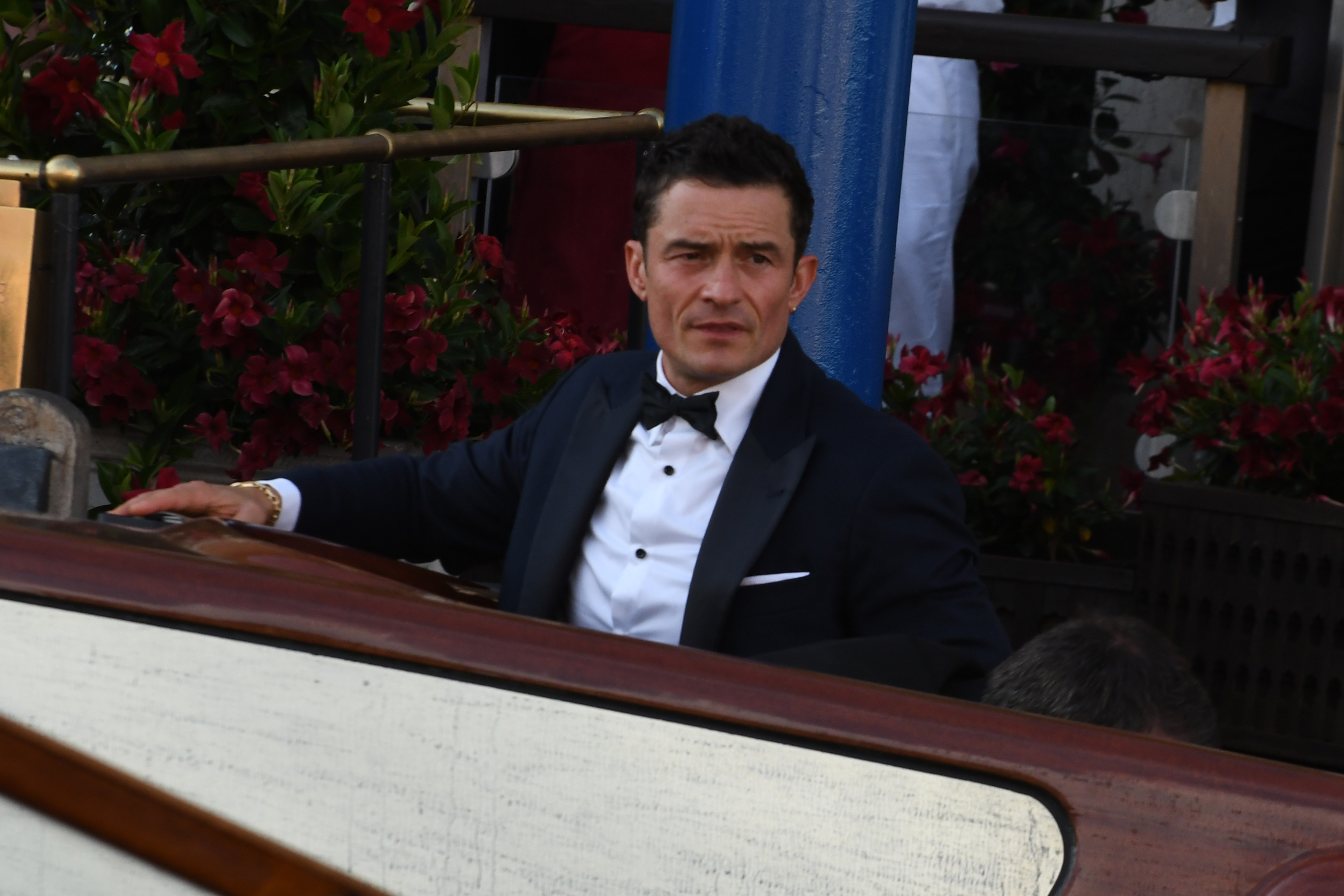 Orlando Bloom is seen ahead of the Jeff Bezos and Lauren Sanchez wedding on the island of San Giorgio Maggiore on June 27, 2025, in Venice, Italy. | Source: Getty Images