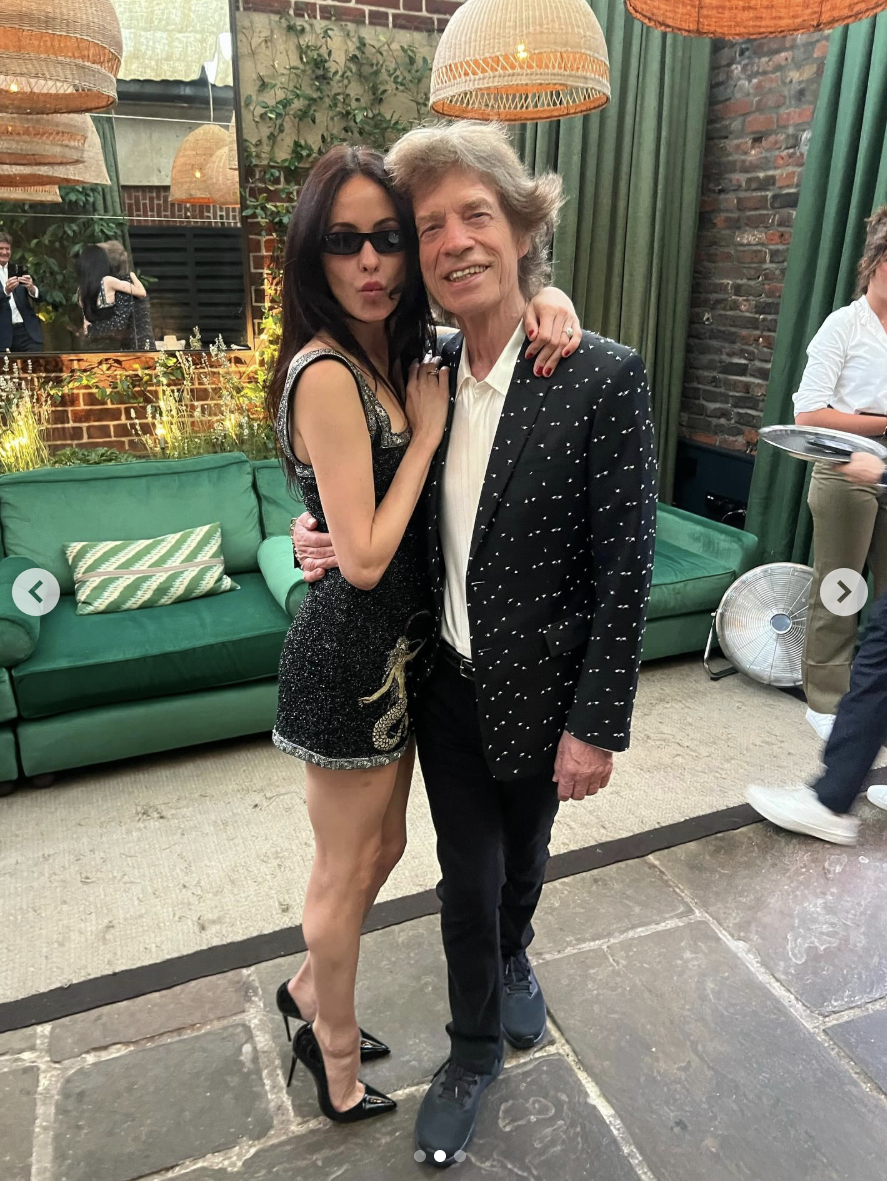 Mel Hamrick and Mick Jagger, posted on July 26, 2025 | Source: Instagram/melhamrick