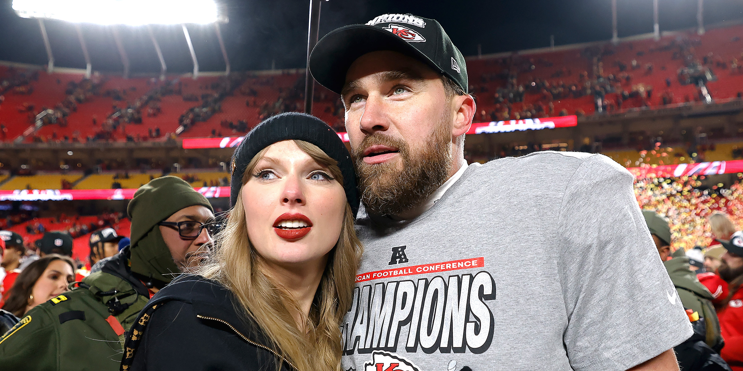Taylor Swift and Travis Kelce | Source: Getty Images